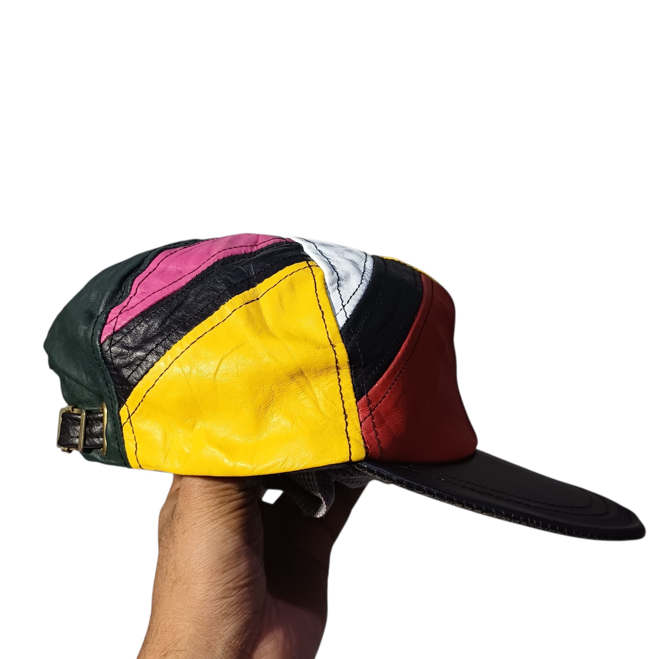 Other Genuine Leather Hat 6 Panels USA Size ONE SIZE - 4 Thumbnail