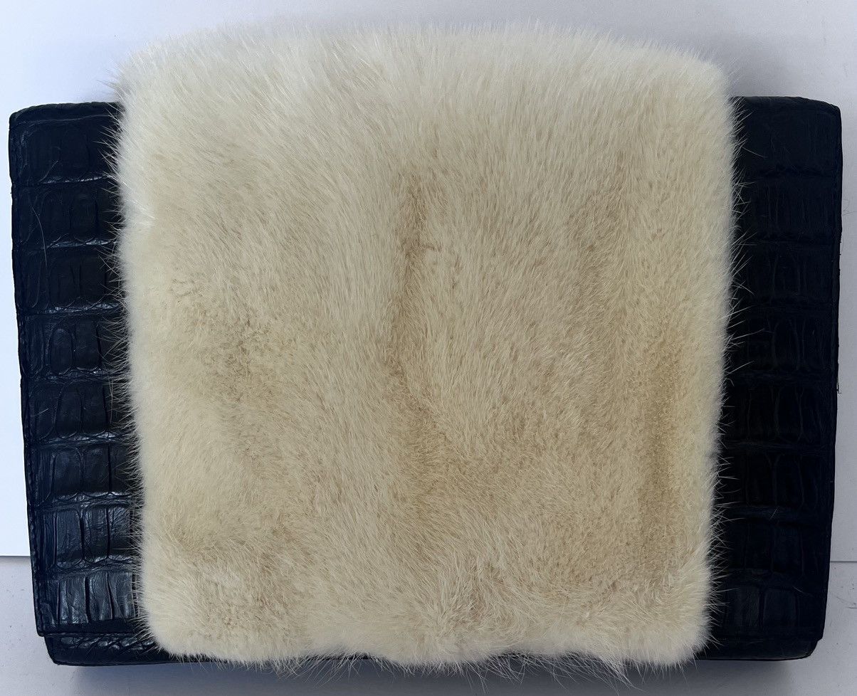 Nancy Gonzalez Nancy Gonzalez Black Crocodile Clutch Bag Size ONE SIZE - 3 Thumbnail