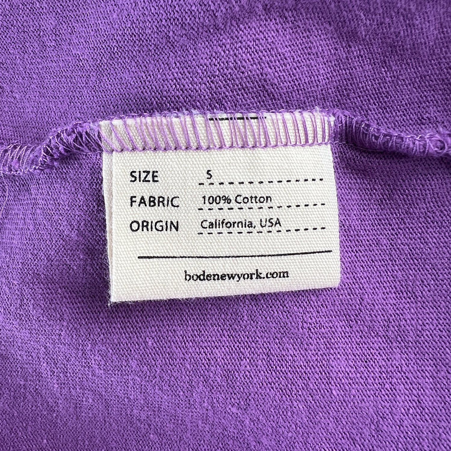 Bode Bode Purple Horseshoe Logo T-Shirt Size US XL / EU 56 / 4 - 5 Thumbnail