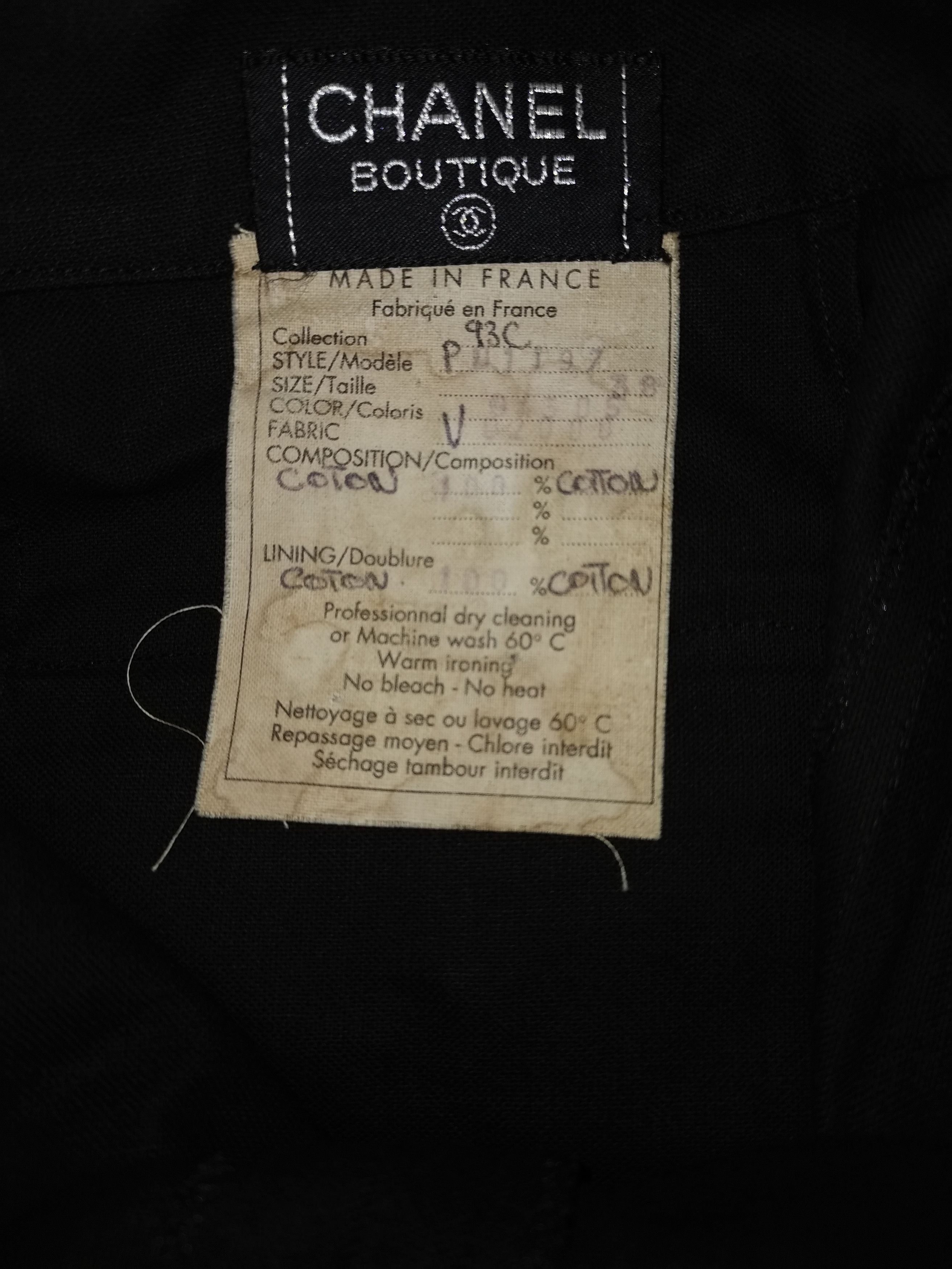 Chanel × Designer Chanel boutique shorts vintage 1993🔥 Size 32" / US 10 / IT 46 - 4 Thumbnail