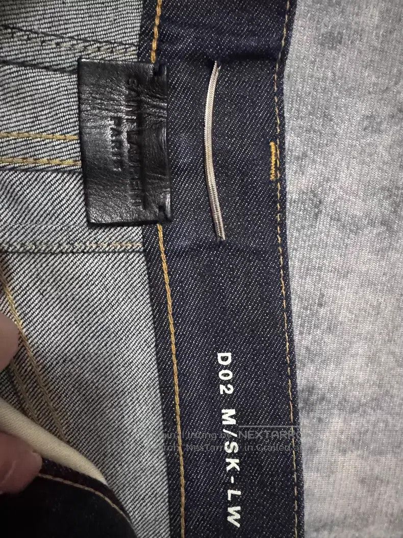 Saint Laurent Paris Saint Laurent Paris Deep Blue Raw Basic Denim Jeans Size US 26 / EU 42 - 5 Thumbnail