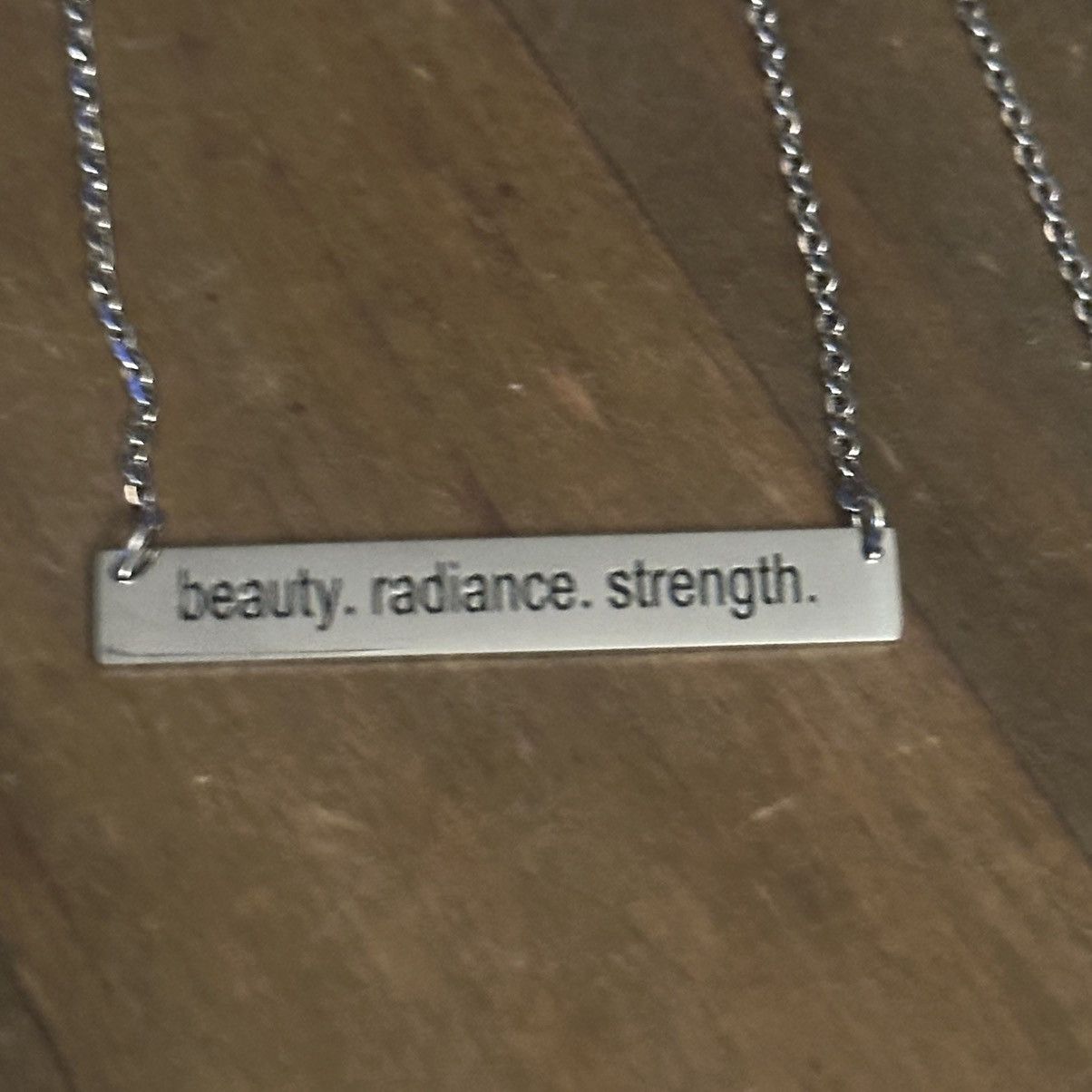 Other Stainless Steel Beauty Radiance Strength bar necklace Size ONE SIZE - 3 Thumbnail