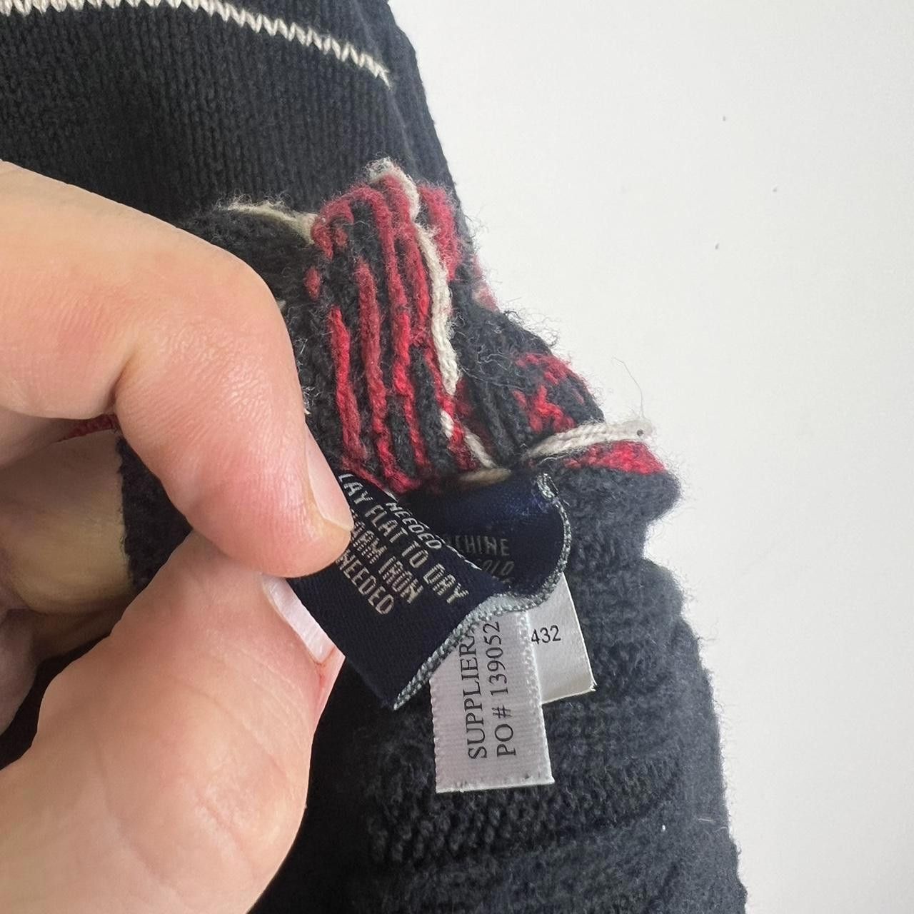 Chaps Chaps Denim 3X Black and Red Zip-Up Sweater Size US XL / EU 56 / 4 - 4 Thumbnail