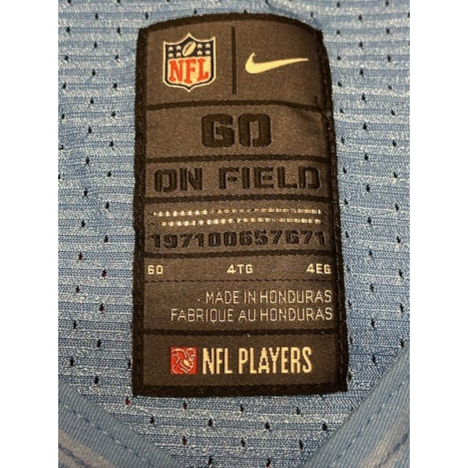 Nike Nike NFL Tennessee Titans On Field Blank Player Limited Jers Size US XXL / EU 58 / 5 - 7 Thumbnail