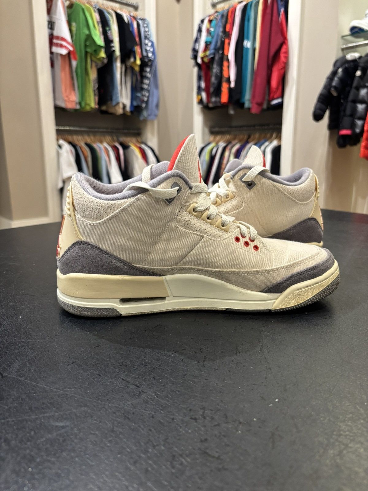Jordan Brand Jordan 3 Retro Muslin Size US 8.5 / EU 41-42 - 4 Thumbnail