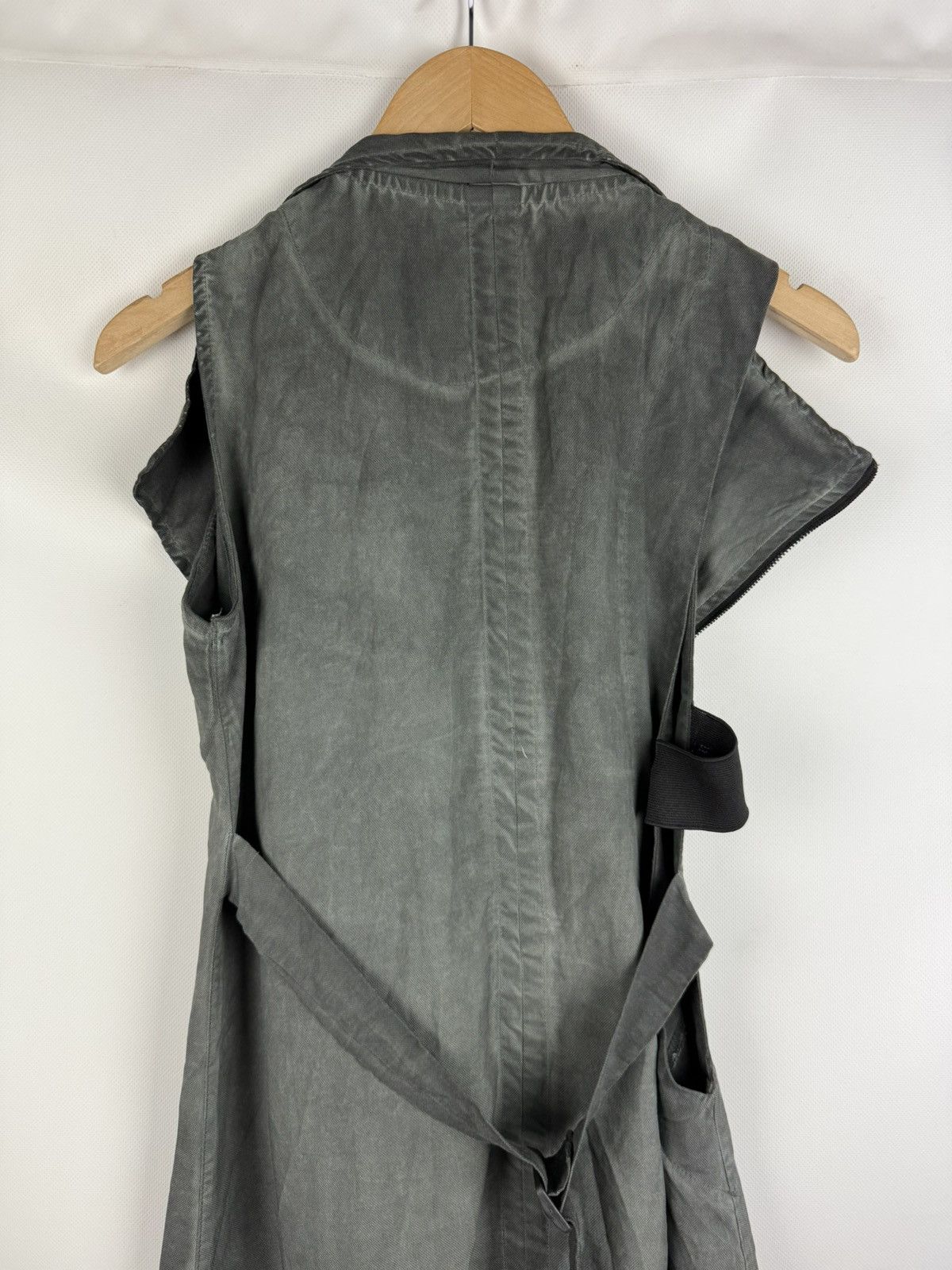 Japanese Brand Junus Coban Avant-garde Assymetrical Vest Tunic Jacket Size L / US 10 / IT 46 - 11 Thumbnail