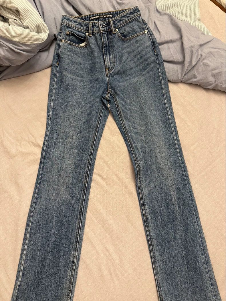 Alexander Wang Alexander Wang Straight Leg Jeans 25- Size 25" / US 0 / IT 36 - 1 Thumbnail