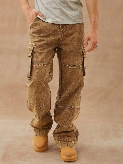 Other Vintage Retro Straight Leg Desert Postapo Jeans Cargo Size US 32 / EU 48 - 1 Thumbnail