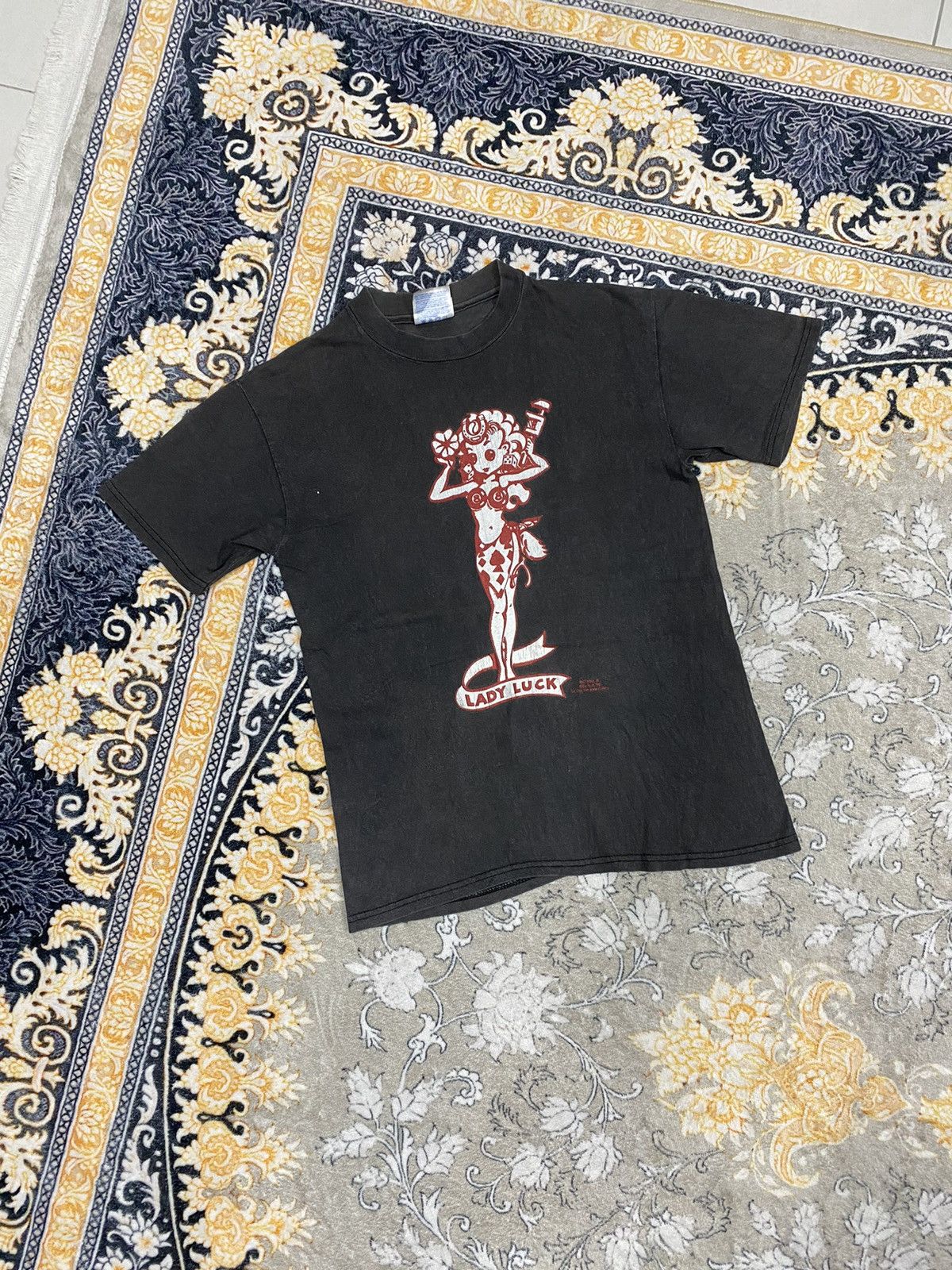 Vintage VINTAGE RAT FINK LADY LUCK 8 BALL 90s YOUTH SIZE RARE TEE Size US M / EU 48-50 / 2 - 1 Thumbnail