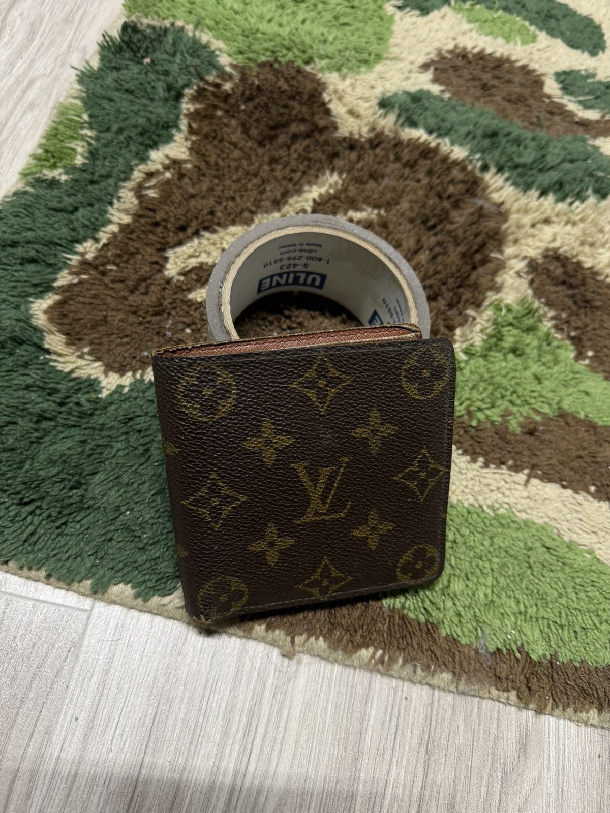 Louis Vuitton Louis Vuitton Monogram Brown Leather Bifold Wallet Preowned Size ONE SIZE - 2 Thumbnail