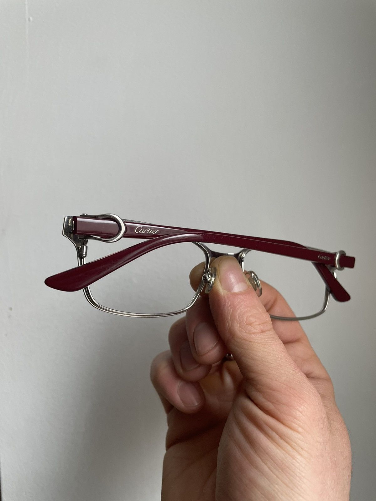 Cartier Cartier 145 metal acetate frame sunglasses Size ONE SIZE - 1 Thumbnail