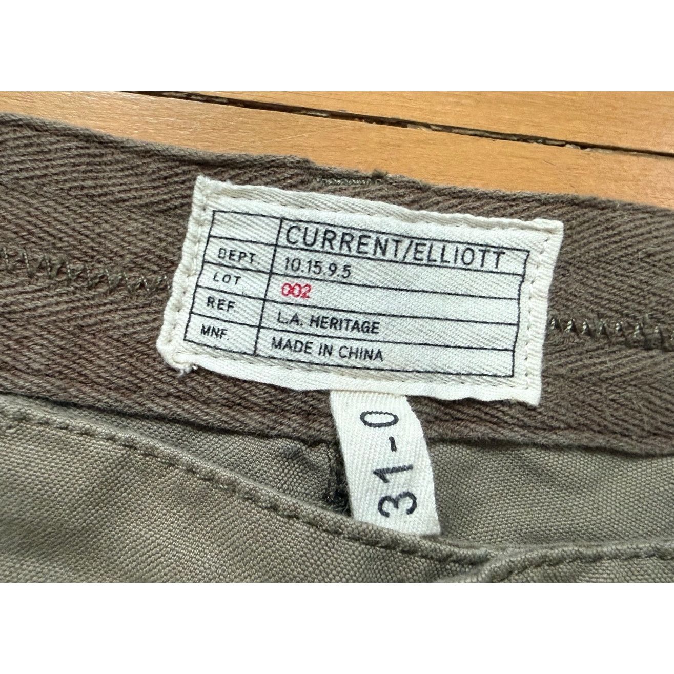 Current/Elliot Current/Elliott The Infantry Cargo Pants Olive 31 Cotton Size US 31 - 2 Thumbnail