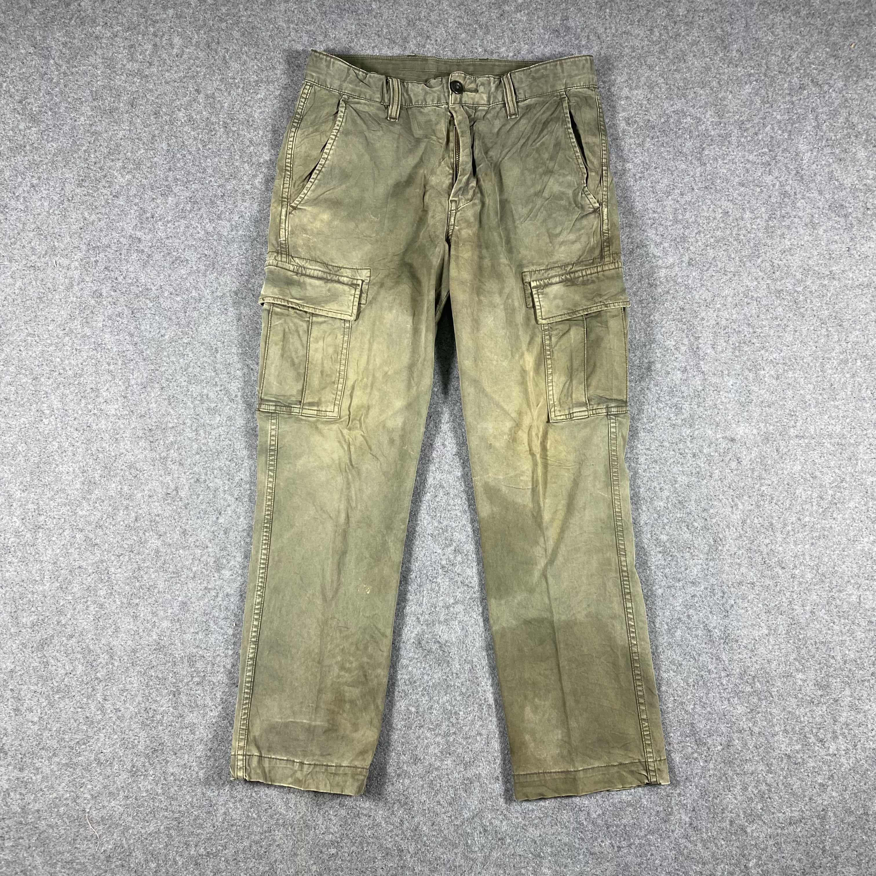 Vintage Japanese Faded Uniqlo Multipocket Pants