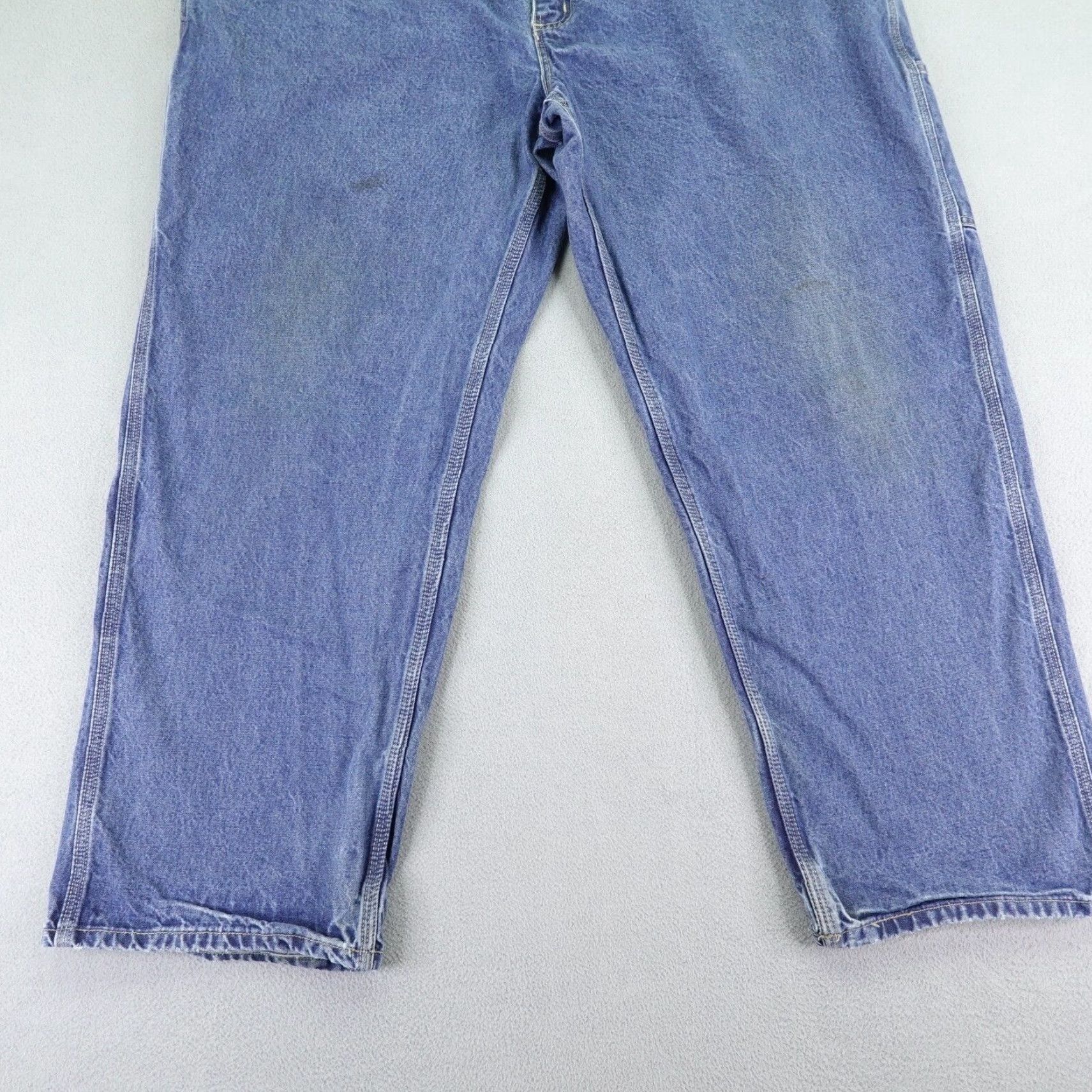 Carhartt VINTAGE Carhartt Jeans Mens 44x30 Blue Denim FR Flame Resistant Carpenter Regular Fit Size US 42 / EU 58 - 3 Thumbnail