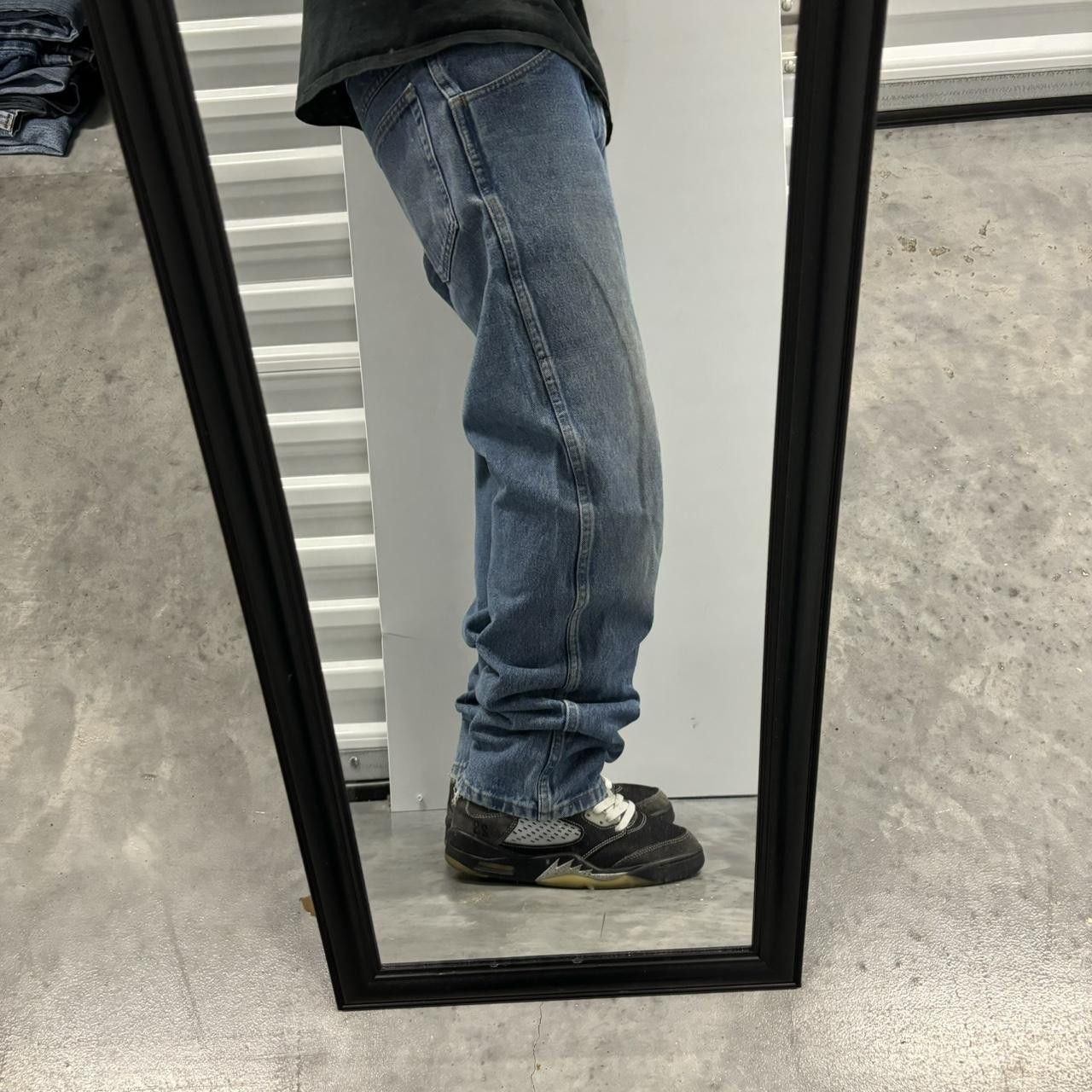 Japanese Brand × Vintage Crazy Vintage Y2K/2000s Grunge Faded Medium Wash Denim Jeans! Size US 33 - 2 Thumbnail