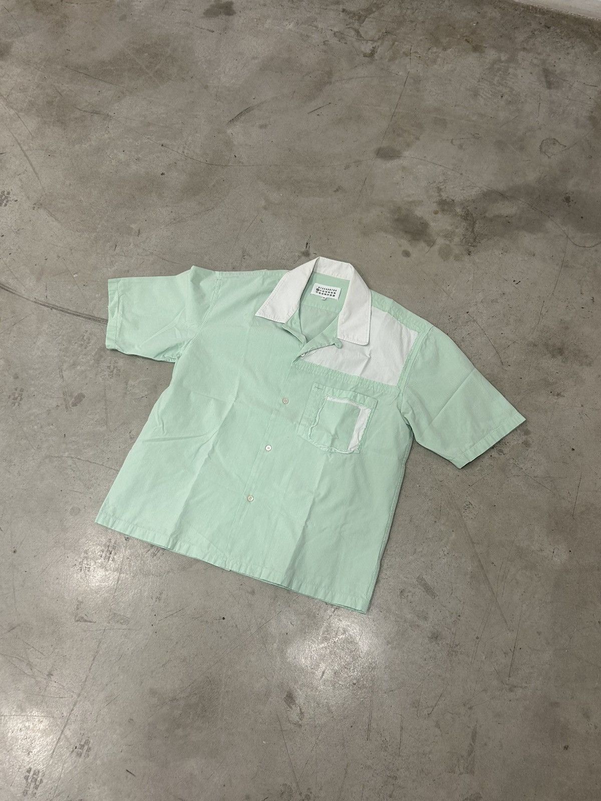 Maison Margiela Margiela SS19 Deconstructed Bowling / Work Shirt Size US M / EU 48-50 / 2 - 1 Thumbnail