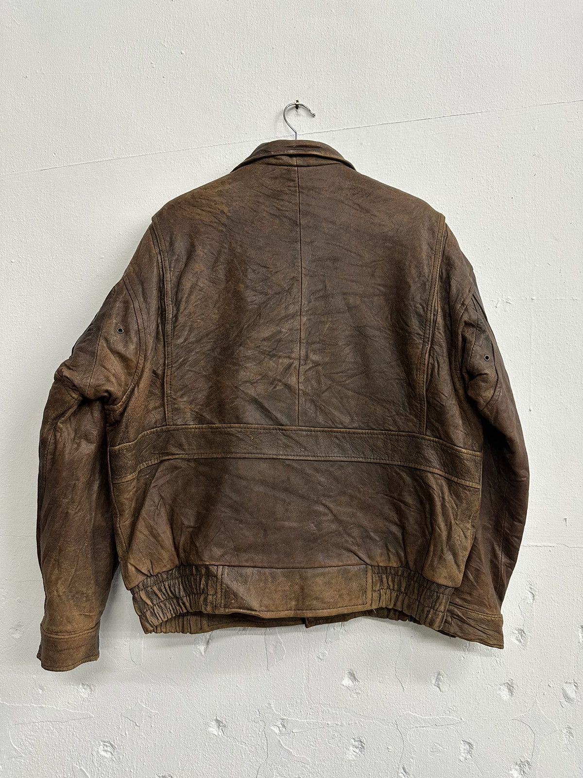 Vintage 90’s Distress Mondick Leather Jacket Size US M / EU 48-50 / 2 - 12 Thumbnail