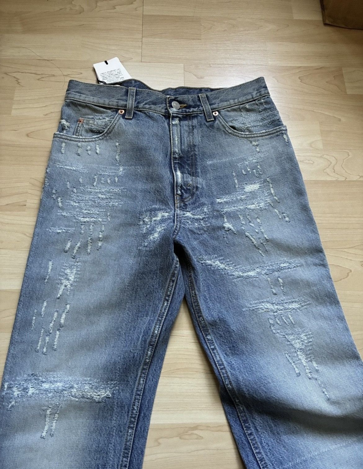 Gucci Gucci Distressed Slim Fit Jeans Size US 30 / EU 46 - 4 Thumbnail