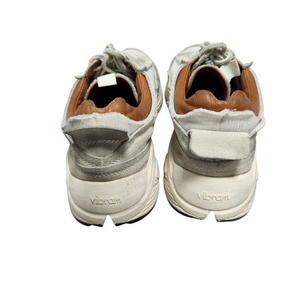 Buttero Buttero Vibram sole gray and Brown men's sneakers size 42 EU Size US 9 / EU 42 - 3 Thumbnail