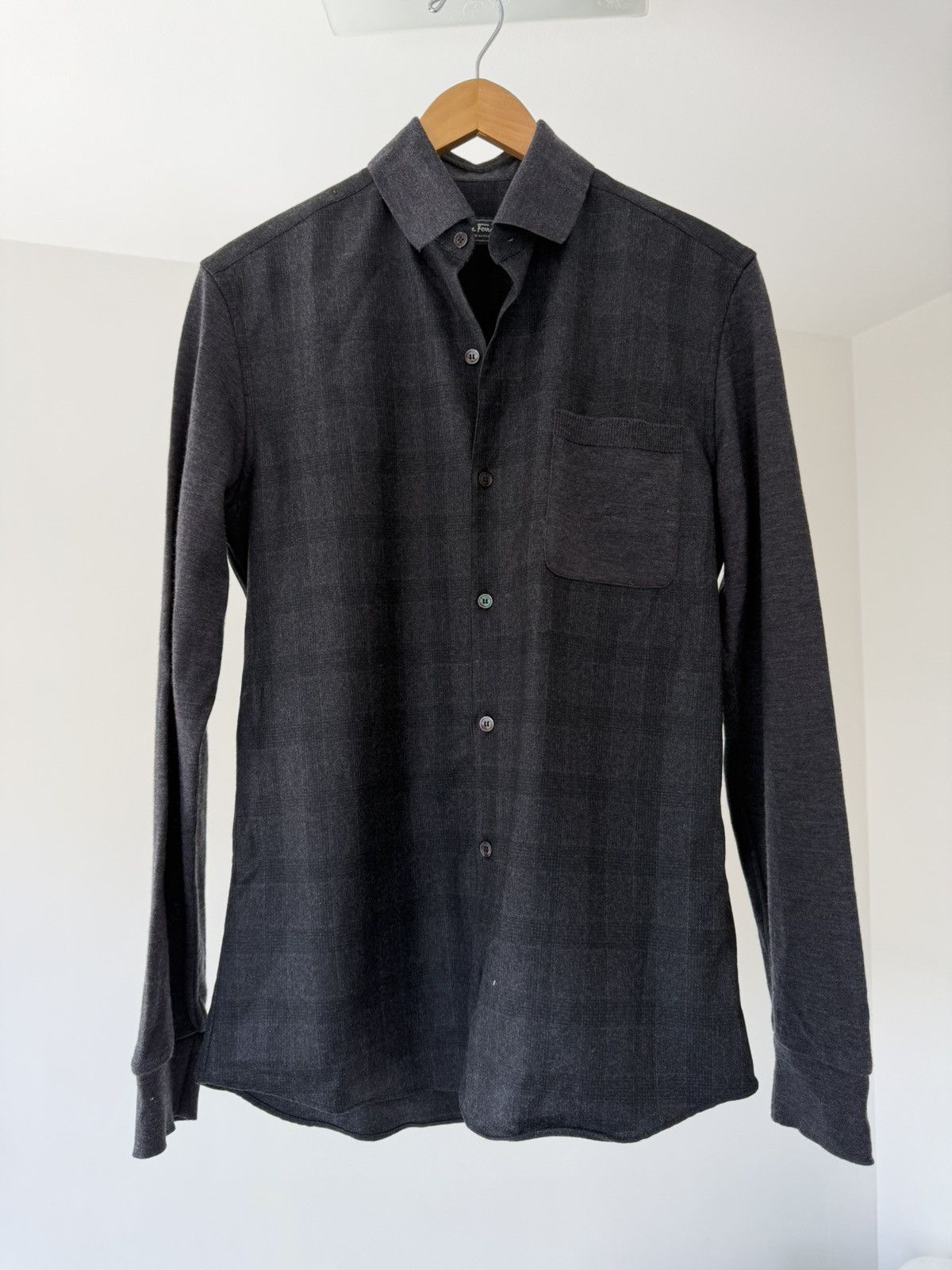 Salvatore Ferragamo Wool ferragamo button up shirt Size US M / EU 48-50 / 2 - 1 Thumbnail