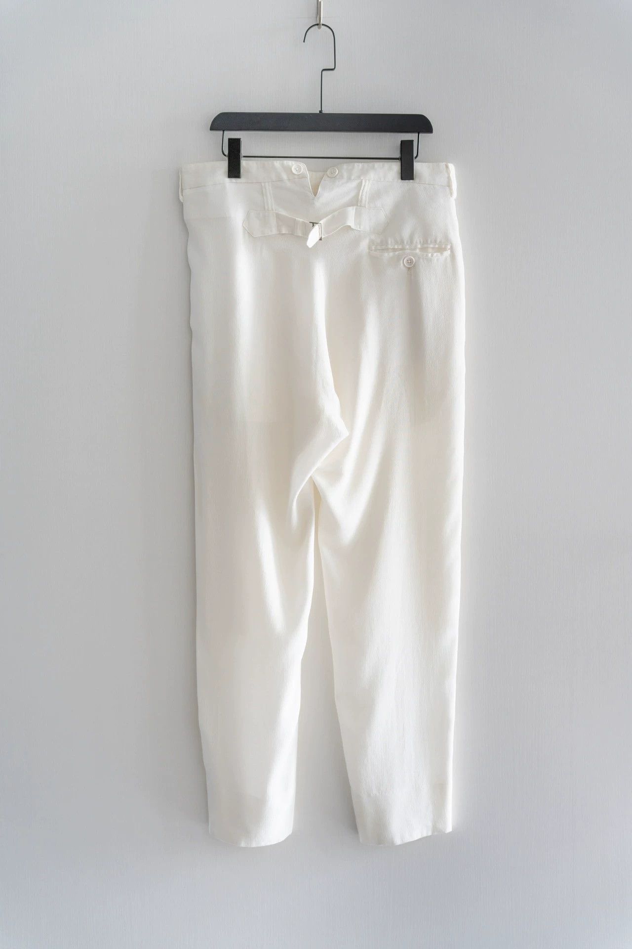 Yohji Yamamoto Yohji Yamamoto 97SS White Silk Mermaid Trousers Size US 29 - 2 Thumbnail