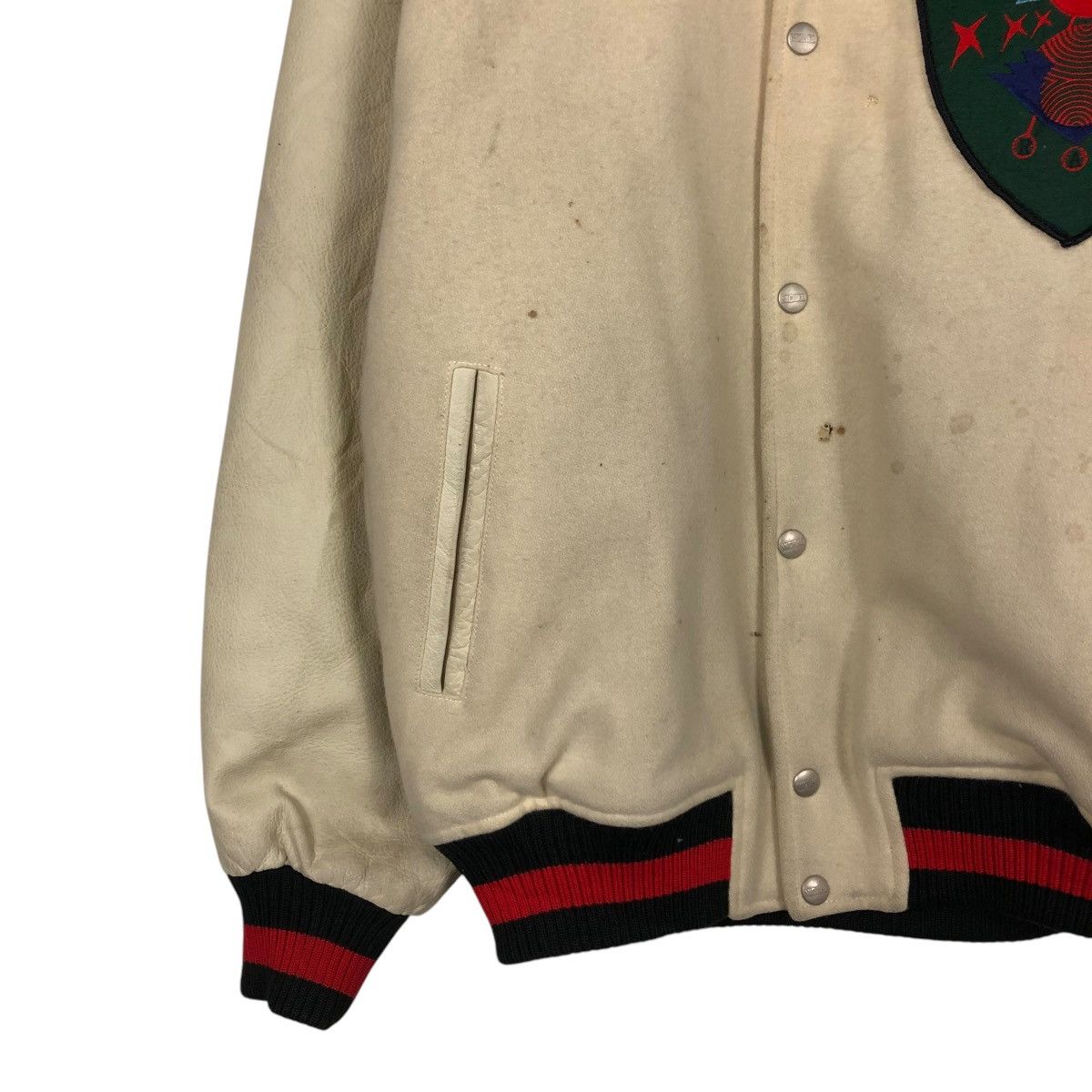 Japanese Brand 🔥VINTAGE BOMBER JACKET MICHIKO KOSHINO BIG LOGO BACKHIT Size US M / EU 48-50 / 2 - 7 Thumbnail