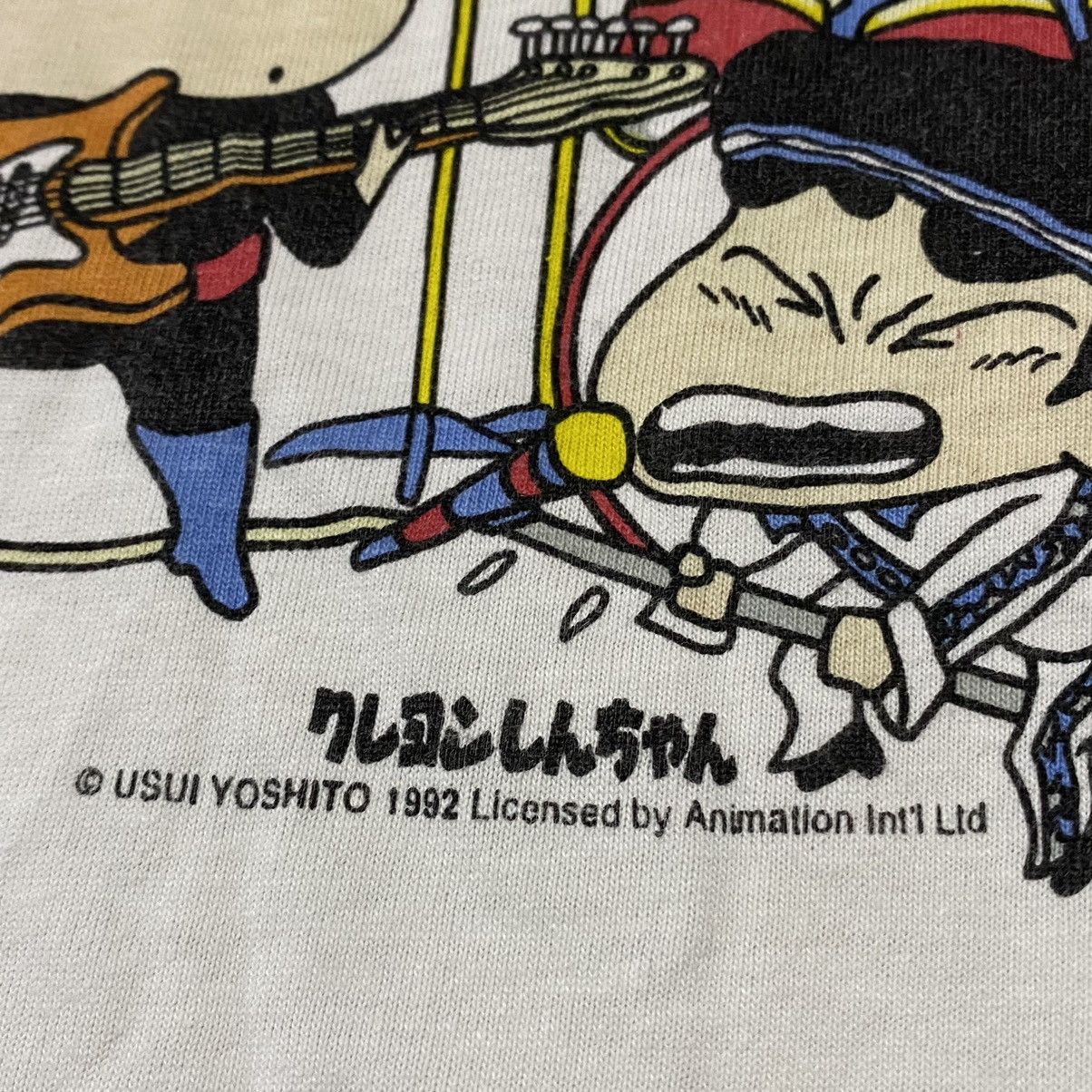 Anime × Japanese Brand × Vintage Vintage anime crayon shin chan rock ; very short sleeve Size US S / EU 44-46 / 1 - 3 Thumbnail