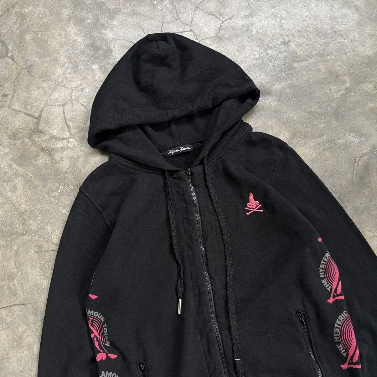 Hysteric Glamour 2000s Hysteric Glamour Touch Zip Hoodie Size US M / EU 48-50 / 2 - 3 Thumbnail