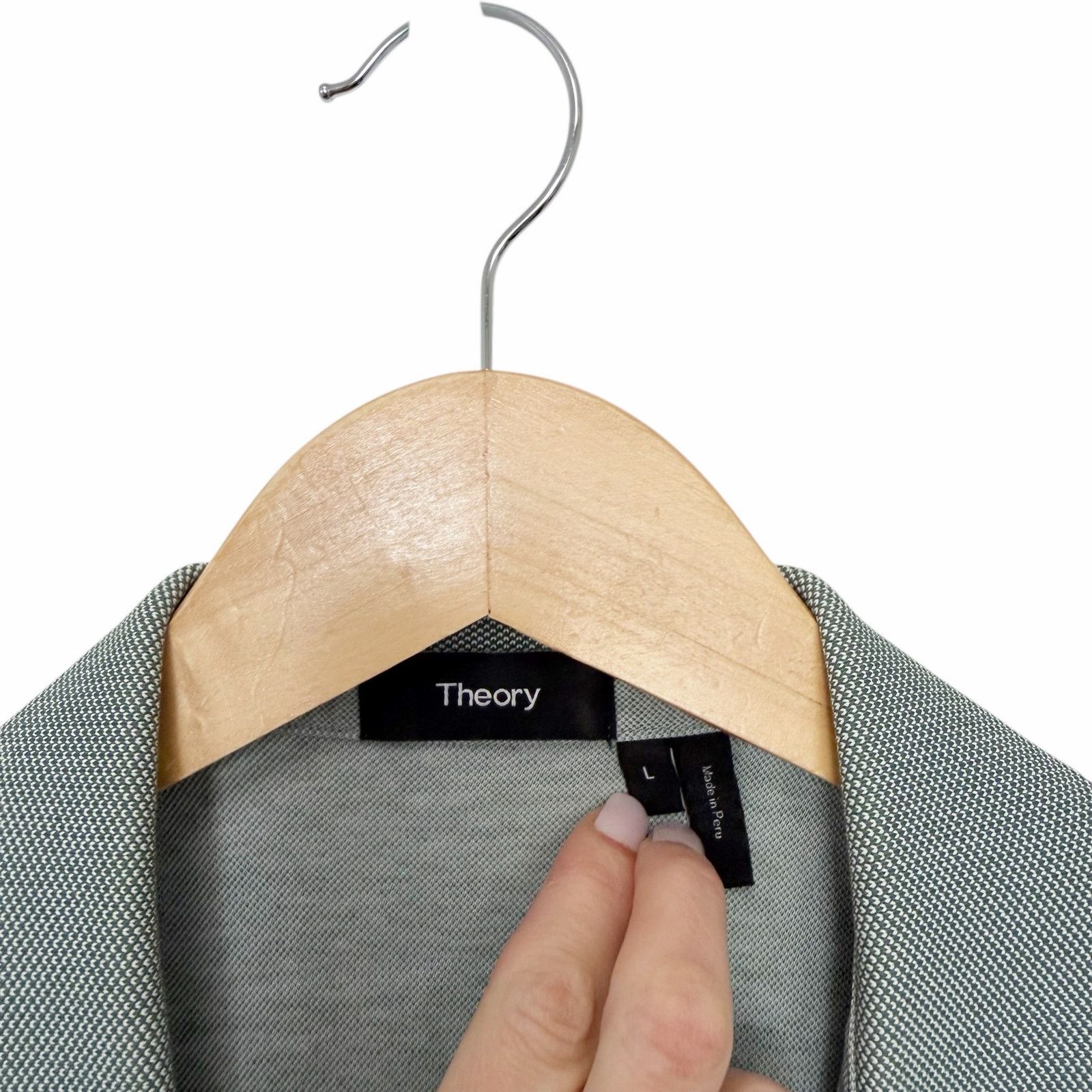 Theory Theory Atlas Pique Short Sleeve Polo Sz L Size US L / EU 52-54 / 3 - 3 Thumbnail