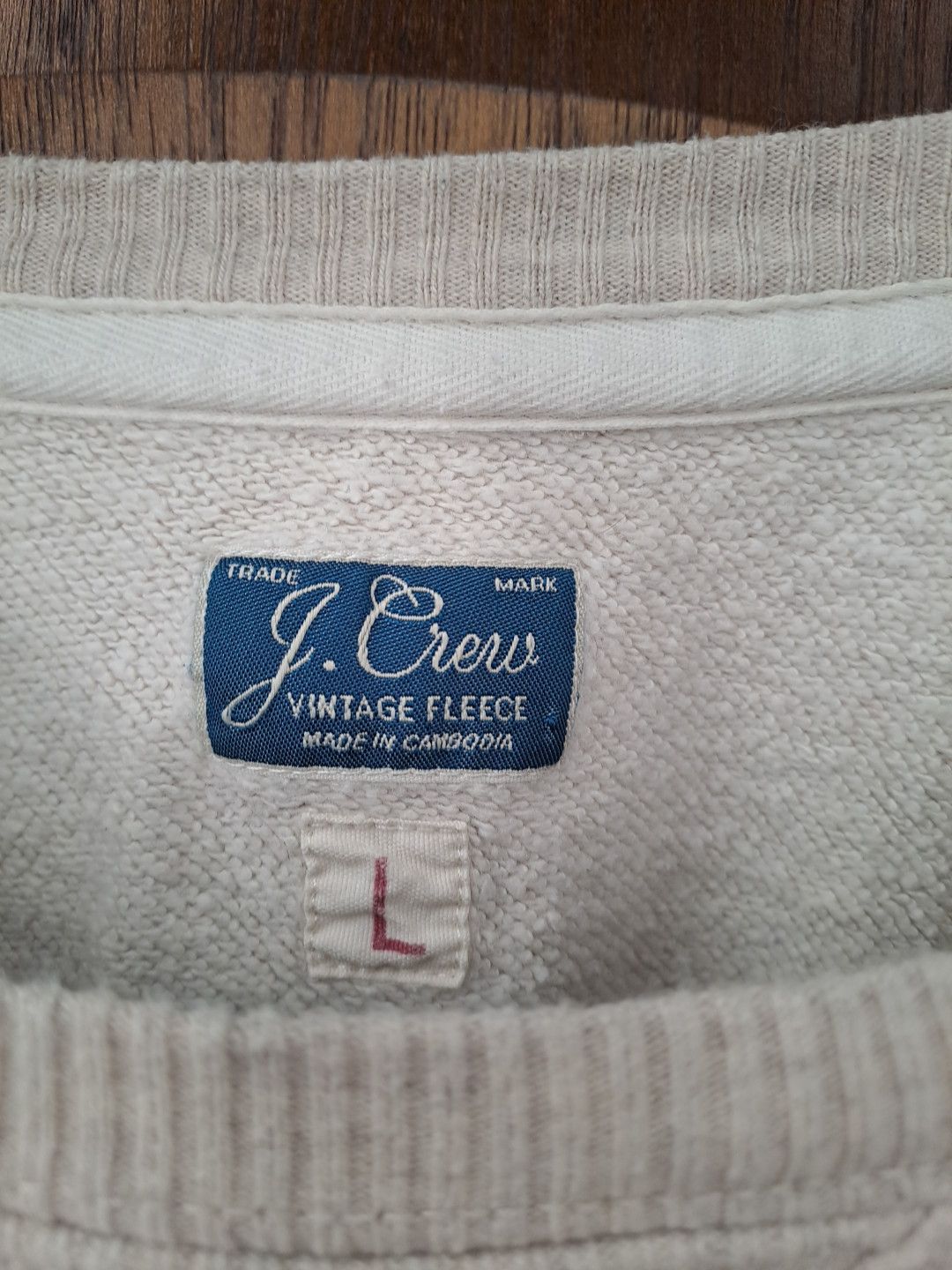 J.Crew J.crew fleece raglan sweatshirt Melange Size US L / EU 52-54 / 3 - 4 Thumbnail