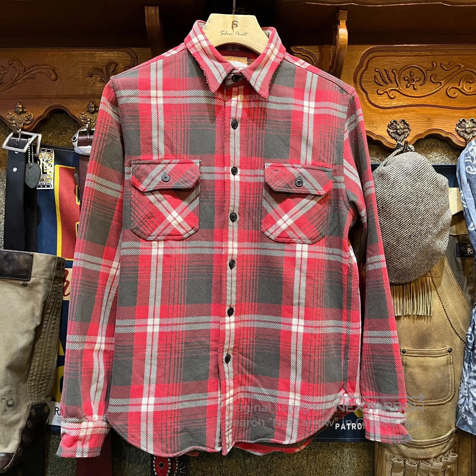 RRL Ralph Lauren RRL Vintage Distressed Shirt. Size US L / EU 52-54 / 3 - 1 Thumbnail