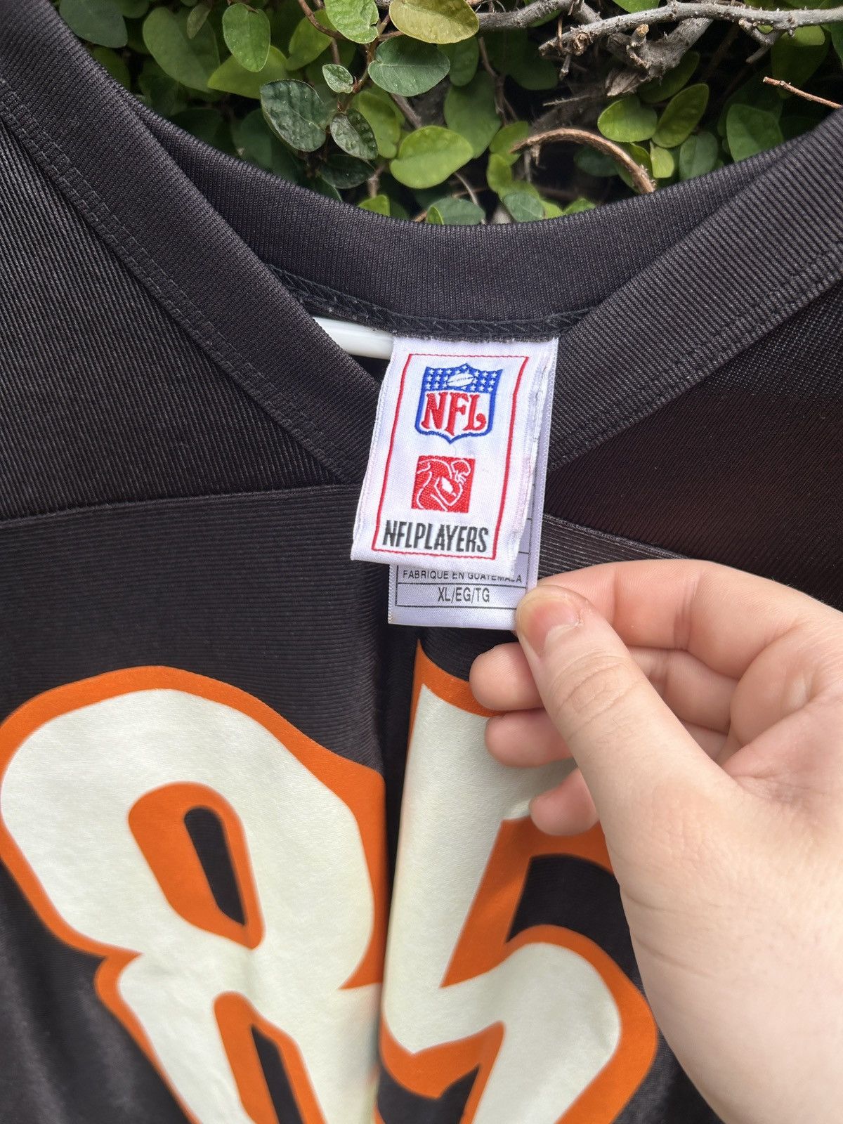 NFL Rare, Chad Ochocinco #85 Cincinnati Benglas vintage Jersey Size US XL / EU 56 / 4 - 6 Thumbnail