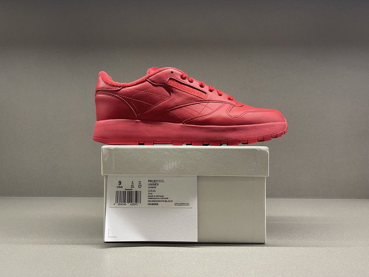 Maison Margiela × Reebok Reebok Classic Leather Tabi Maison Margiela Vector Red Size US 9 / EU 42 - 4 Thumbnail