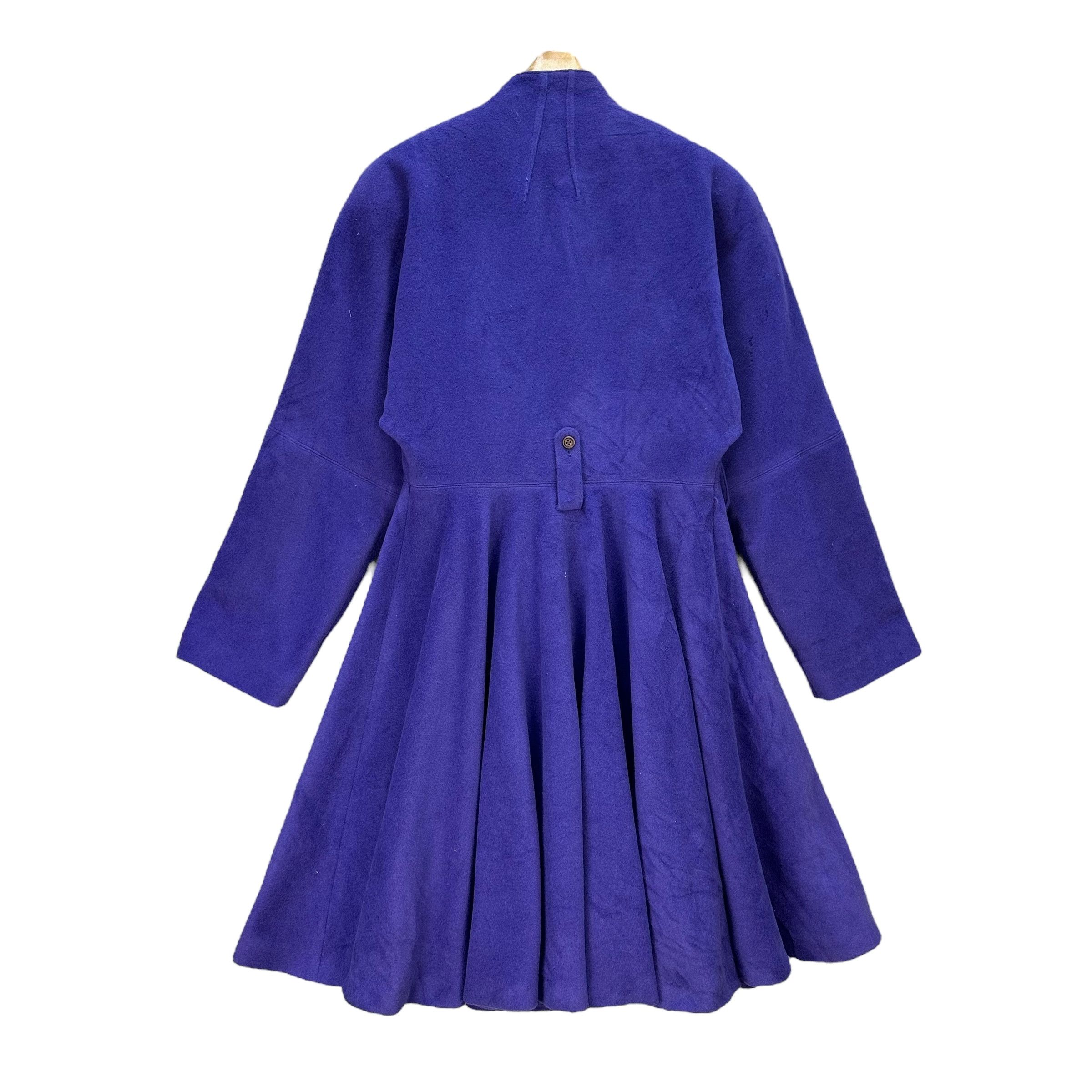 Vintage NWT DIRADA Wool Cashmere Double Breast Coat Dress #A75-1816 Size M / US 6-8 / IT 42-44 - 15 Thumbnail