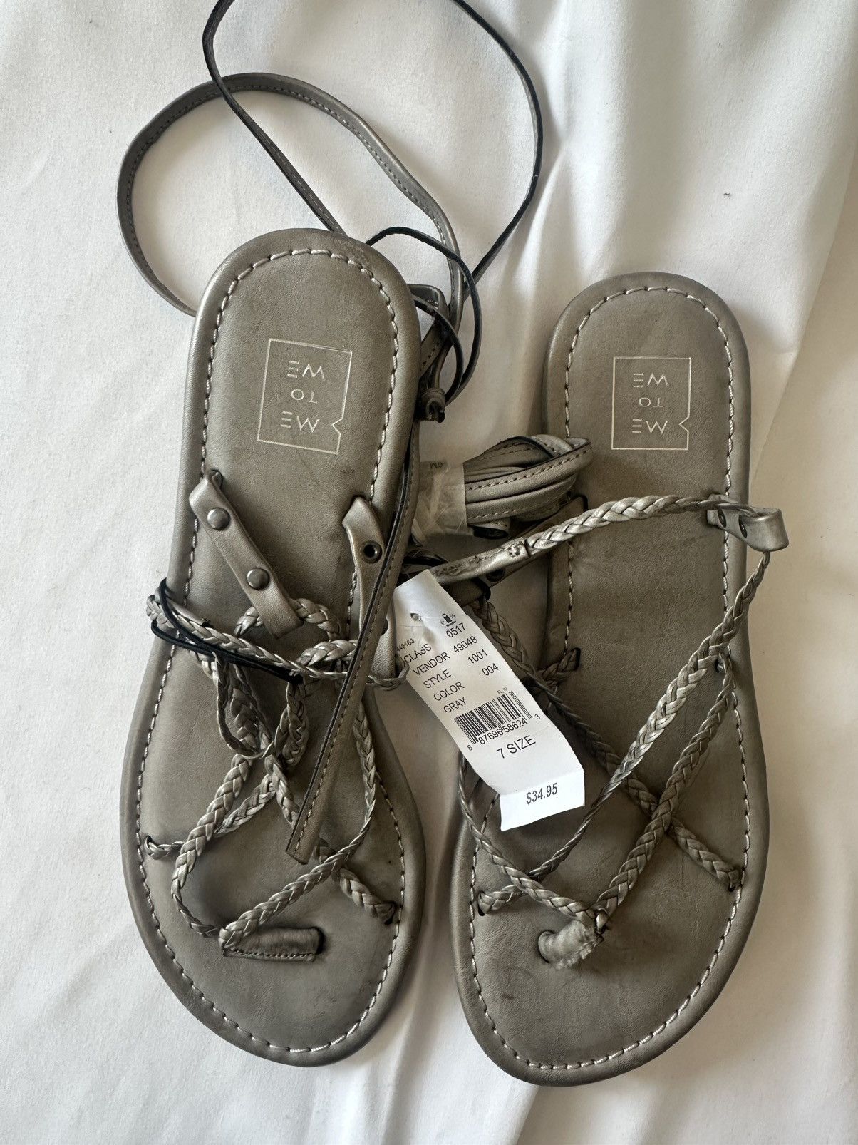 Other ME TO WE Strappy/gladiator/flat/Thong/New/size 7 Size US 7 / IT 37 - 4 Thumbnail