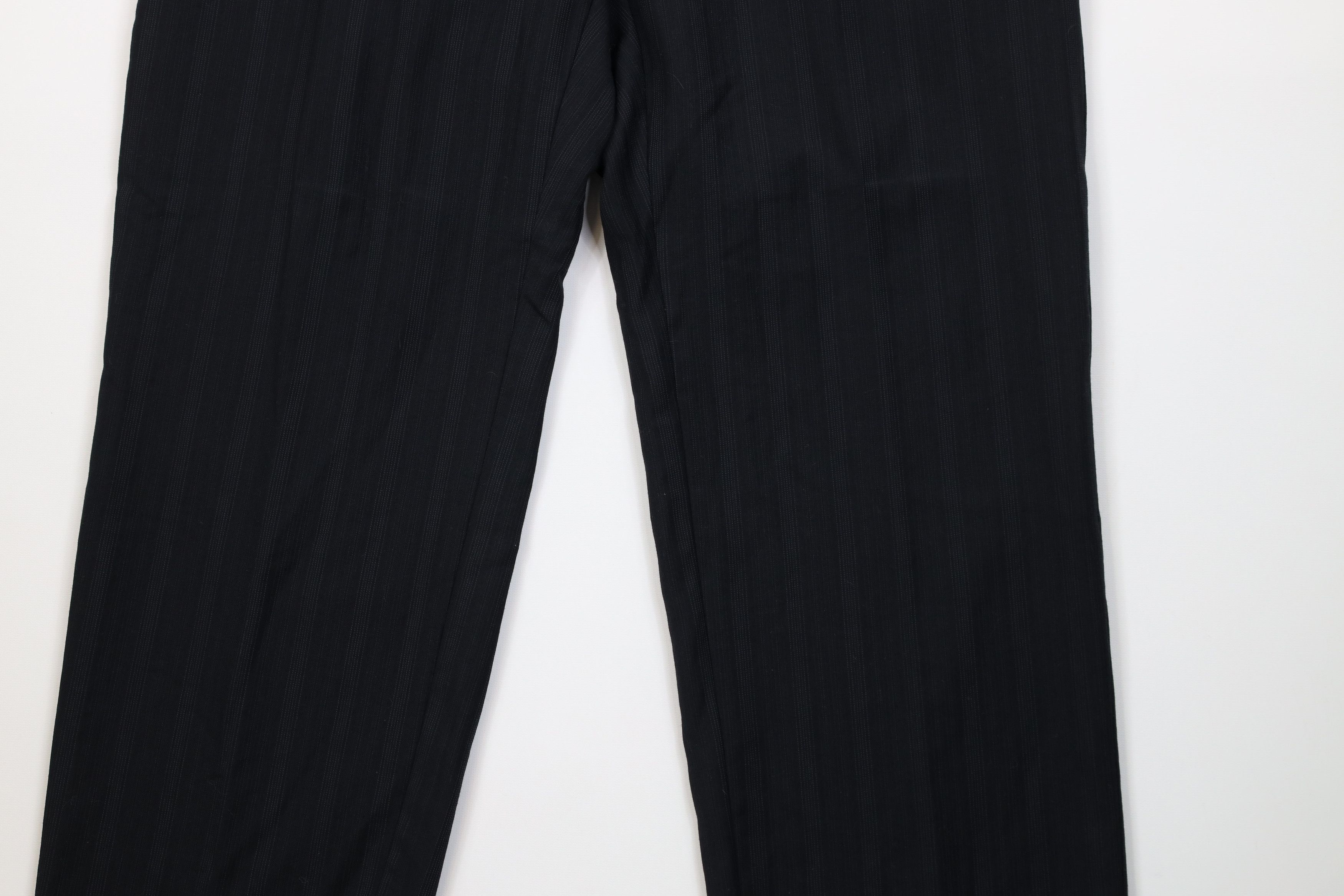 Vintage Vintage 90s Y2K Streetwear Wide Leg Chino Pants Black Size US 34 / EU 50 - 3 Thumbnail