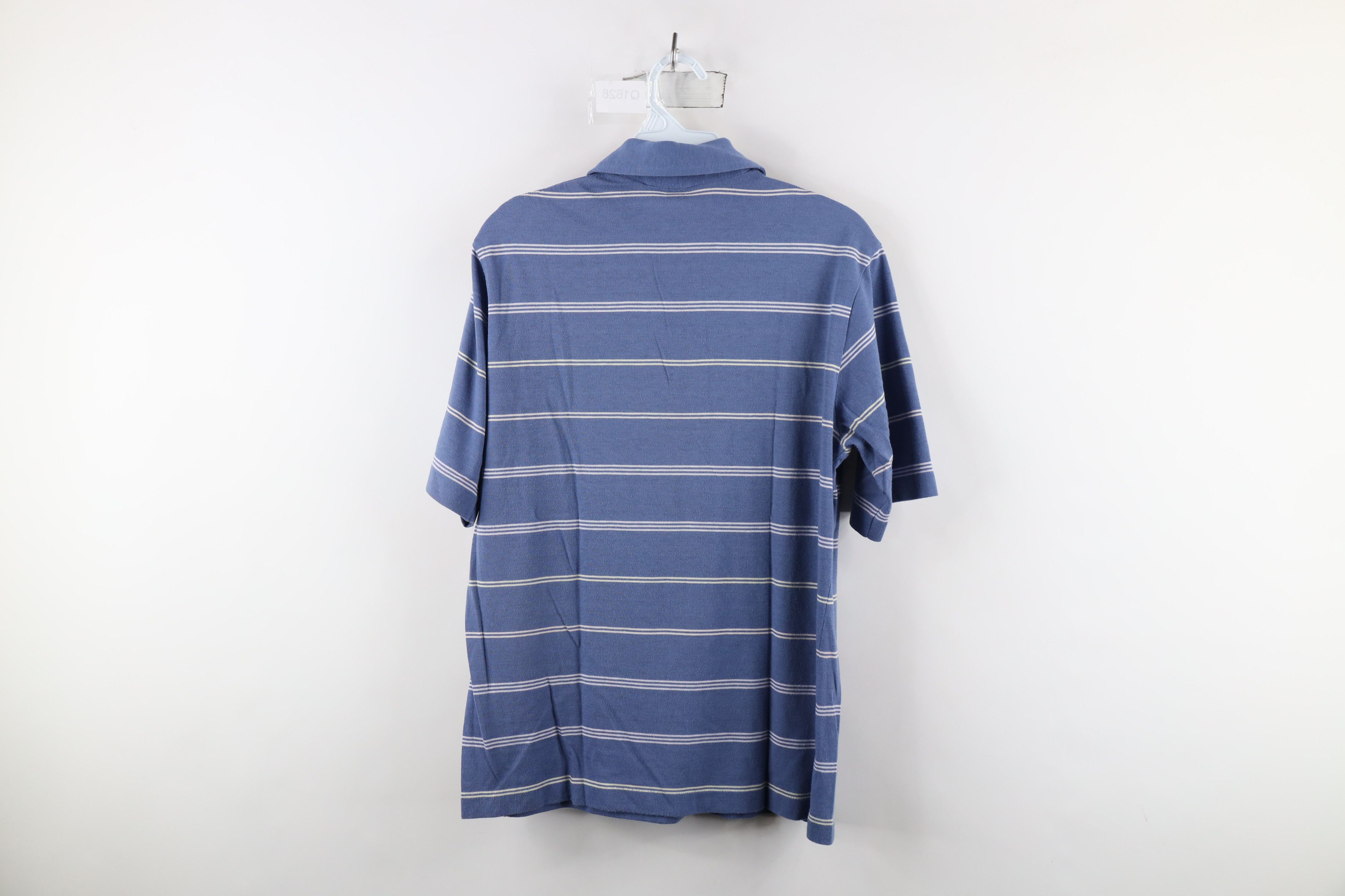 Vintage Vintage 70s 80s Streetwear Striped Knit Golf Polo Shirt Size US M / EU 48-50 / 2 - 9 Thumbnail