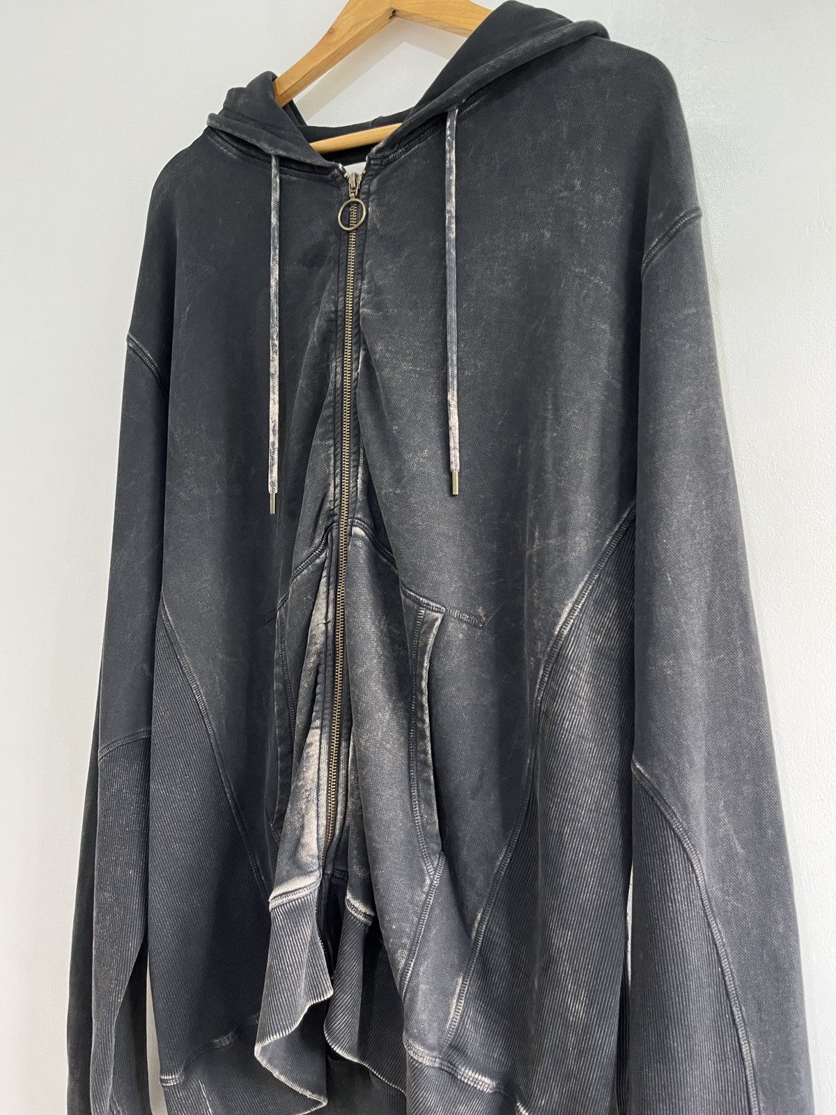 Nicholas Daley Rain Drop Cotton-Jersey Zip-Up Hoodie Size US L / EU 52-54 / 3 - 6 Thumbnail