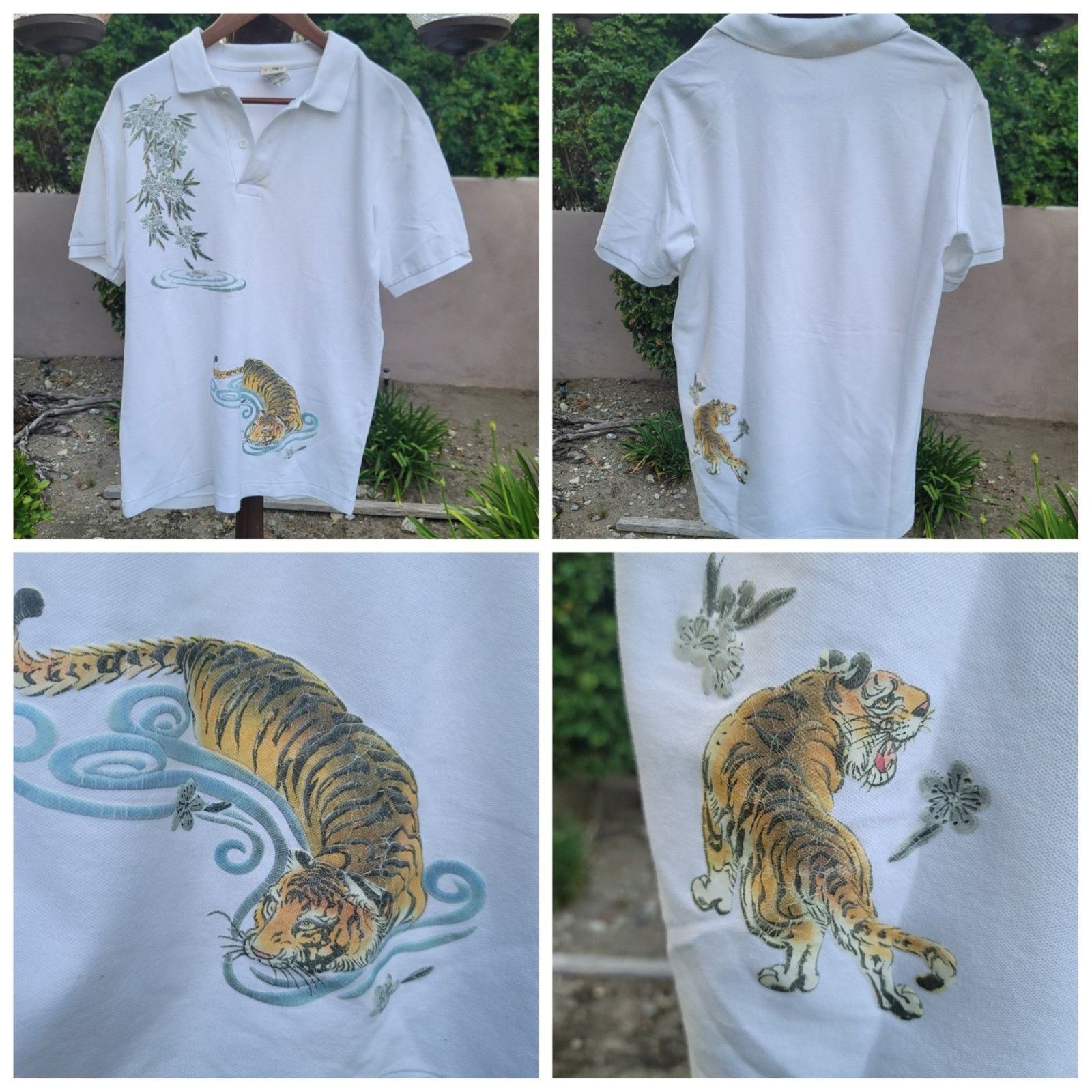 Japanese Brand Vtg Japanese Brand Tigers Polo Shirt Size US M / EU 48-50 / 2 - 1 Thumbnail