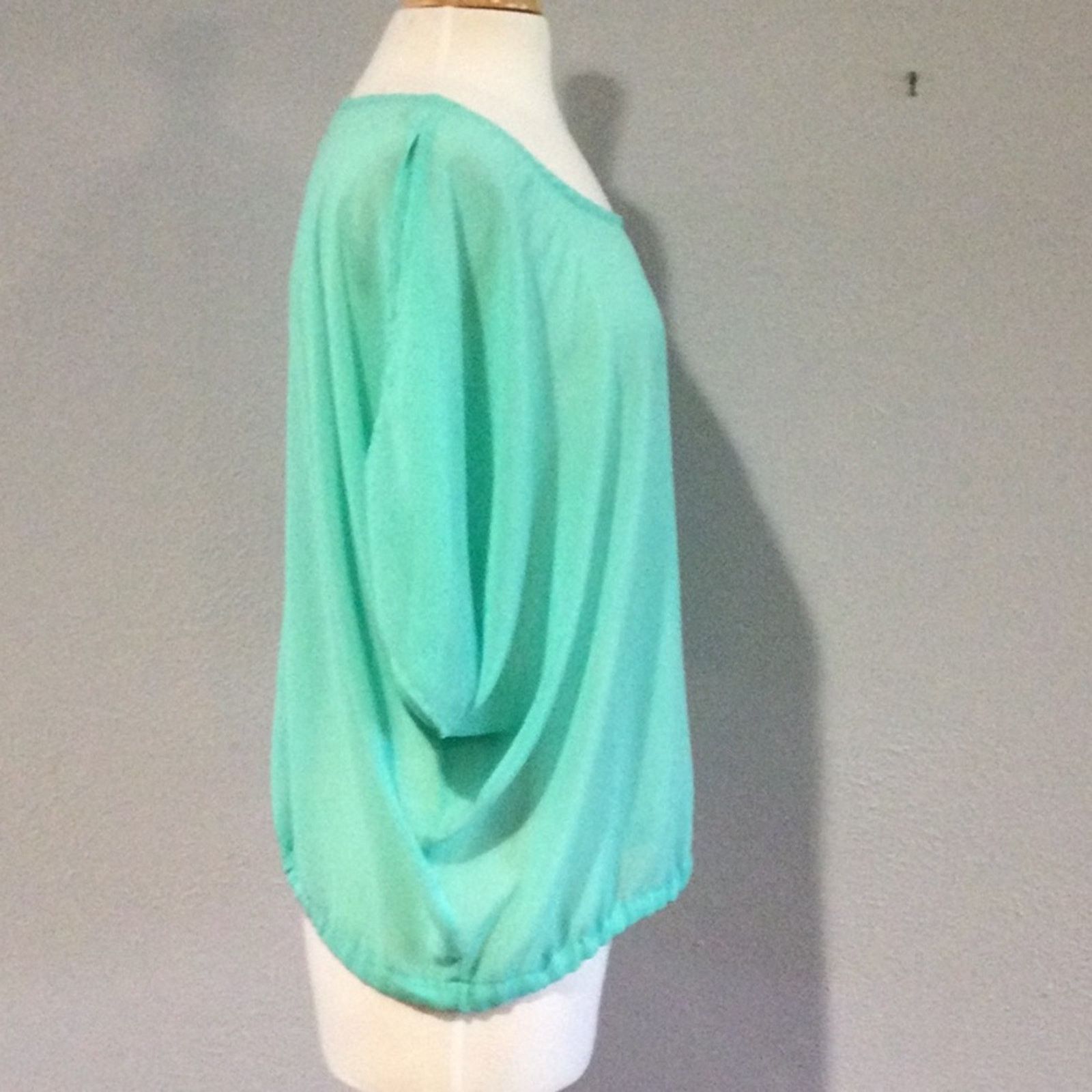 Other Ya Los Angeles Sheer Cold Shoulder Blouse Small Size S / US 4 / IT 40 - 4 Thumbnail