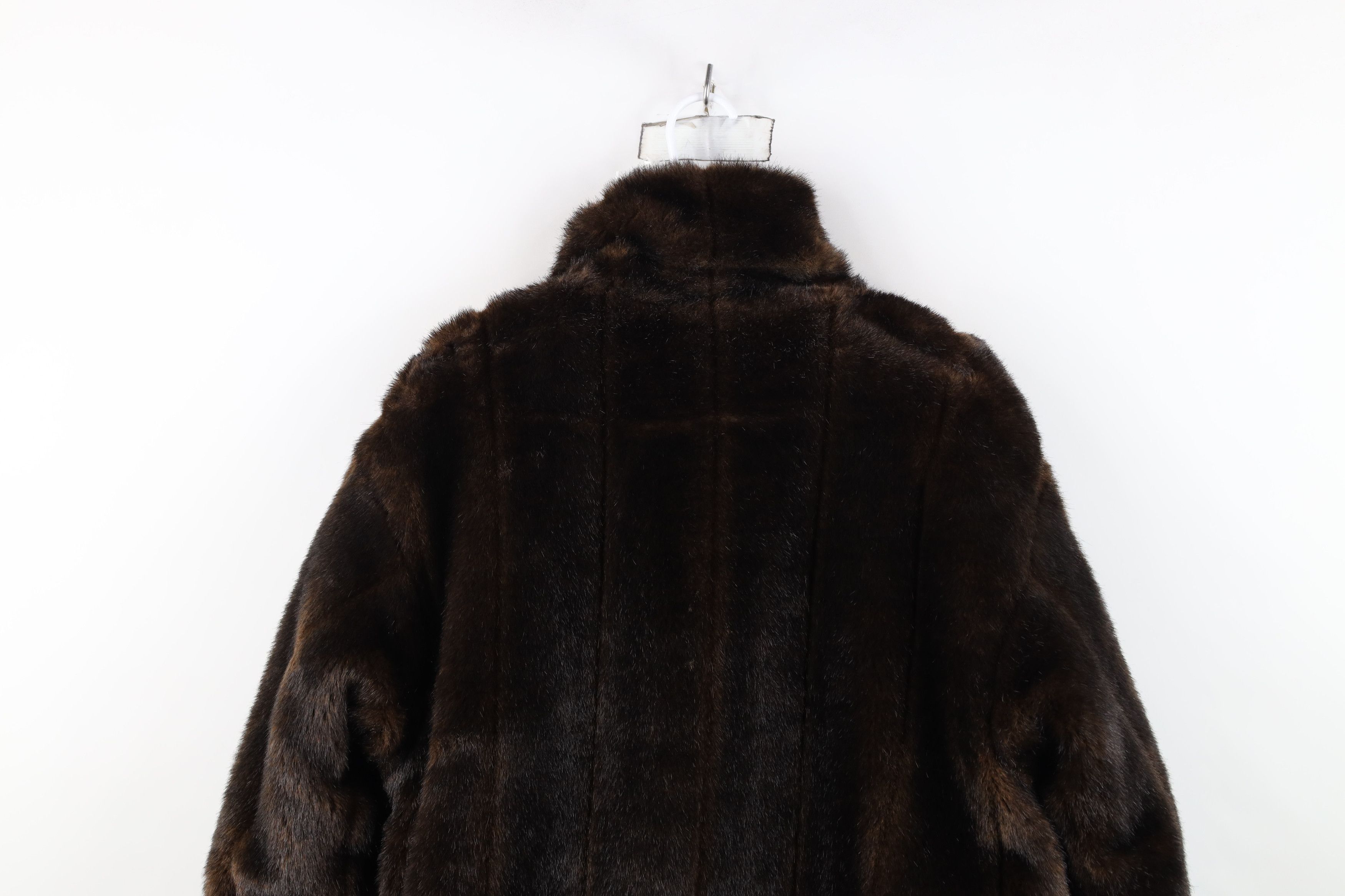 Vintage Vintage 90s Streetwear Reversible Leather Faux Fur Jacket Size L / US 10 / IT 46 - 16 Thumbnail