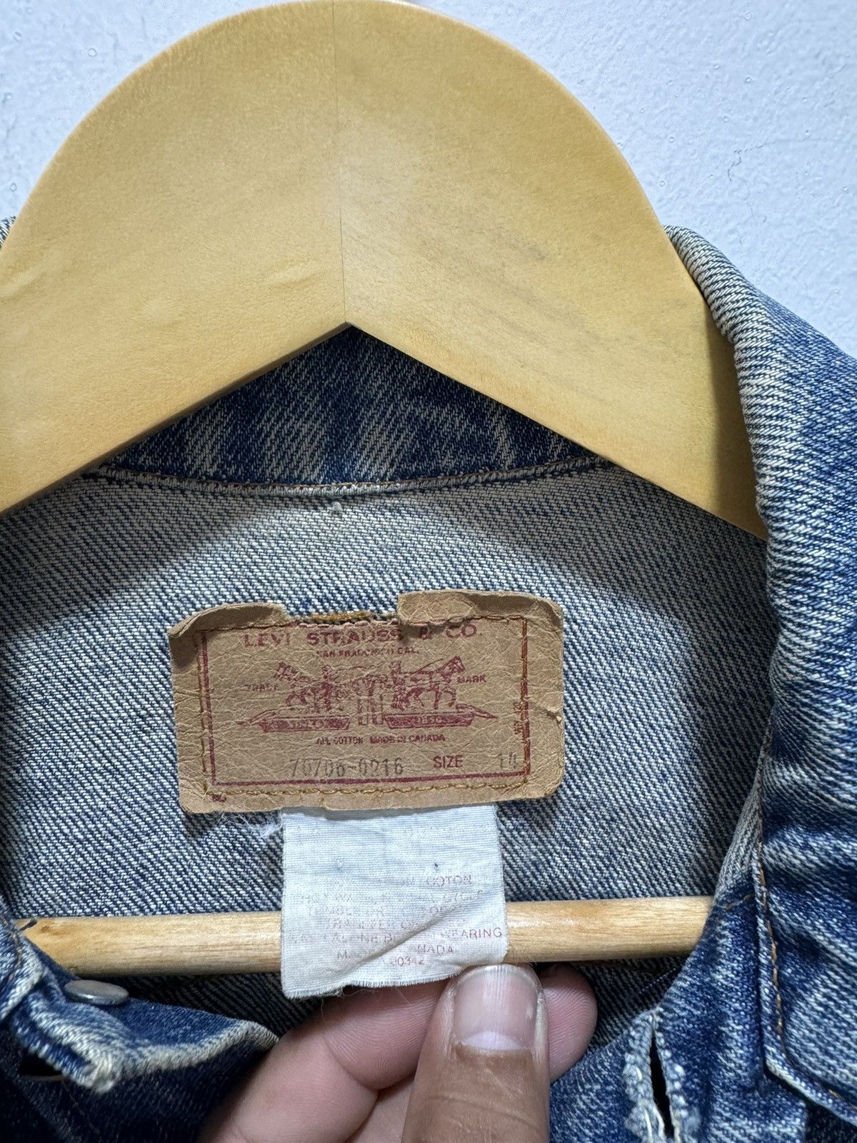 Levi's × Levi's Made & Crafted × Levi's Vintage Clothing VINTAGE LEVIS 70706-0216 TRUCKER DENIM JACKET Size XS / US 0-2 / IT 36-38 - 13 Thumbnail