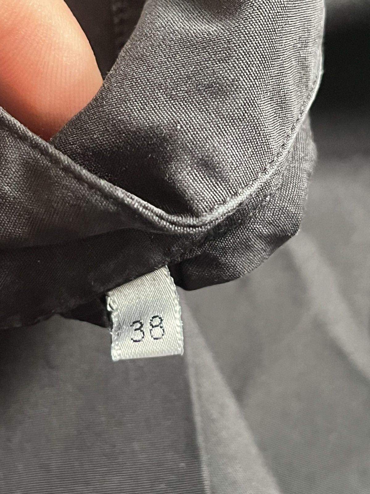 Dior × Hedi Slimane SS08 Dior Homme Standing Inverted Collar Shirt Size US M / EU 48-50 / 2 - 8 Thumbnail