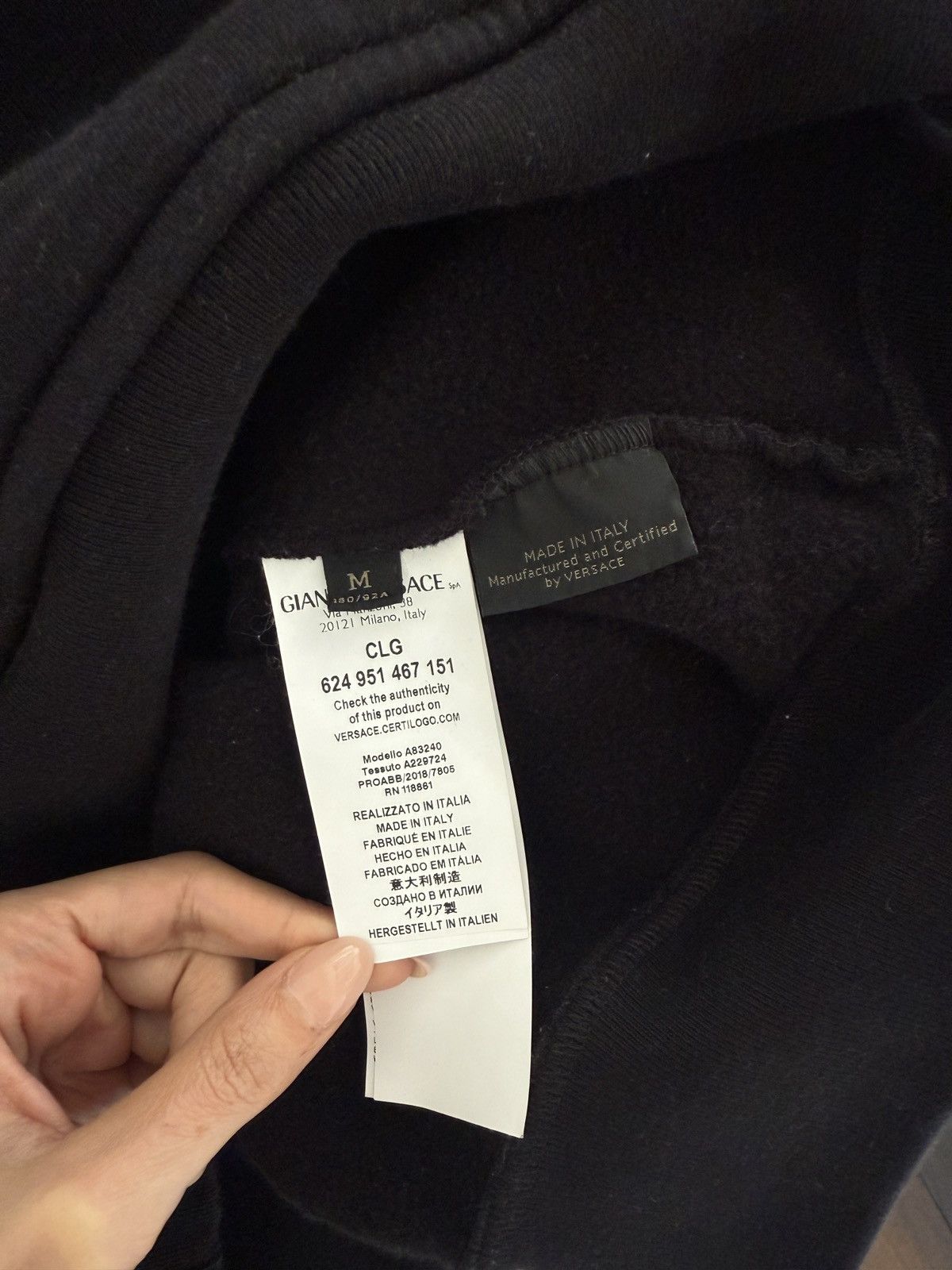 Kith × Versace KITH X Versace Medusa Hoodie Black Size US M / EU 48-50 / 2 - 5 Thumbnail