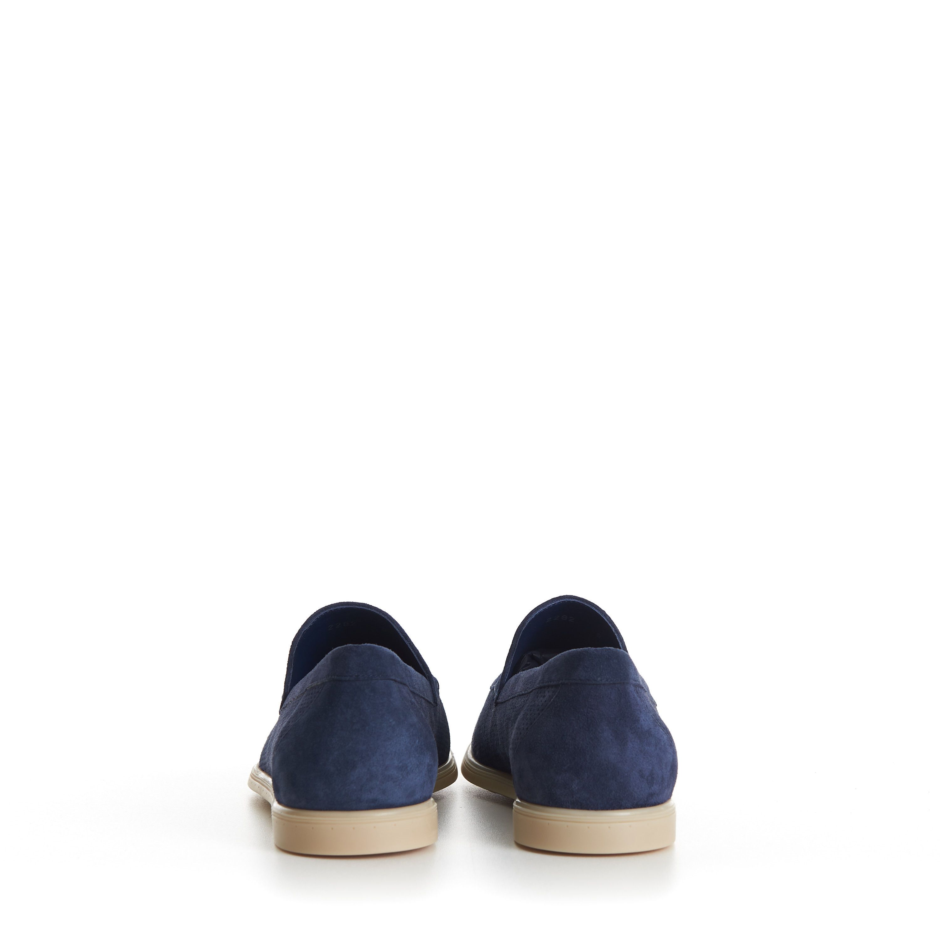 Stefano Ricci Blue Suede Slip-On Loafer - Perforated Size US 10.5 / EU 43-44 - 7 Thumbnail