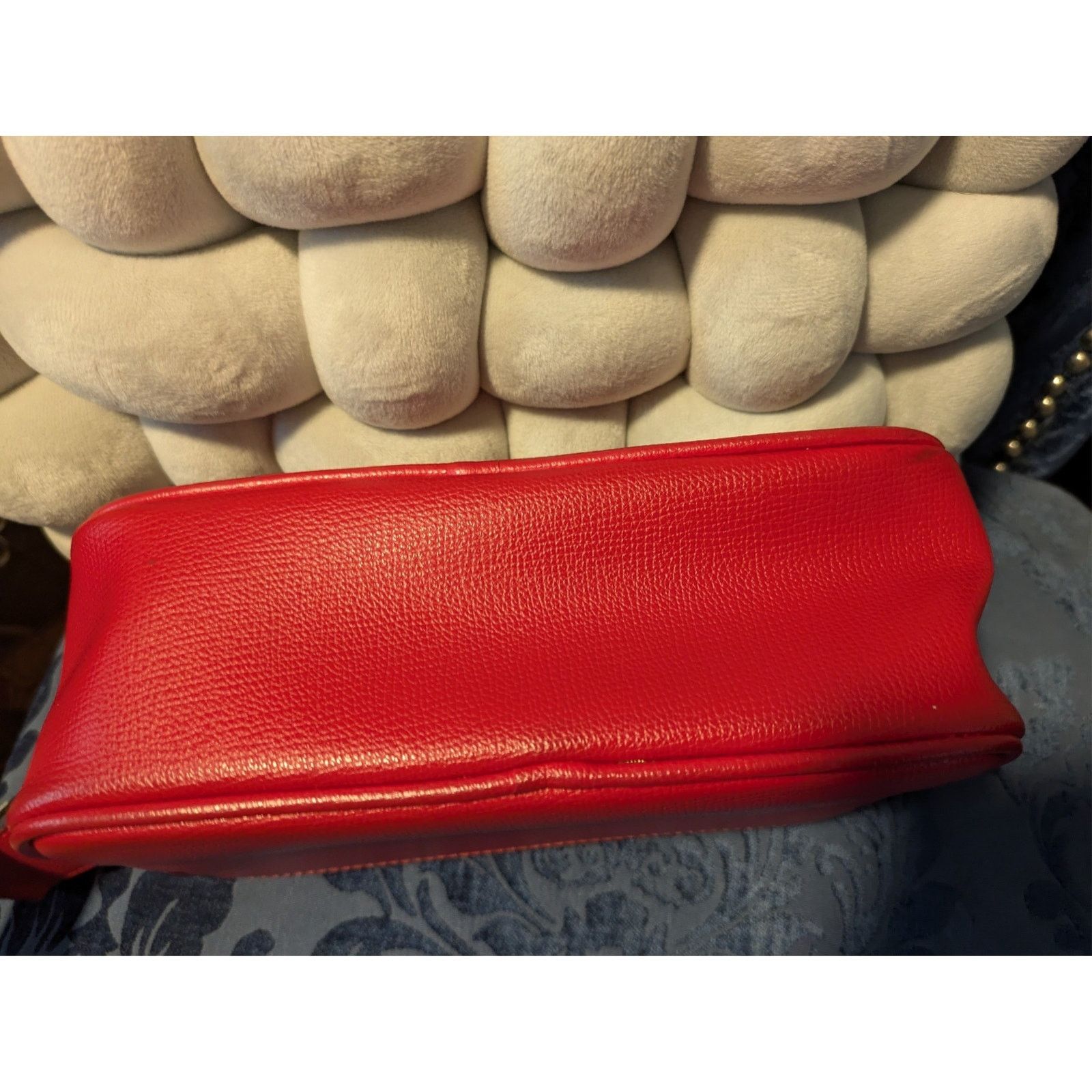 Karl Lagerfeld Karl Lagerfeld PARIS Leather Maybelle Red Crossbody Size ONE SIZE - 3 Thumbnail