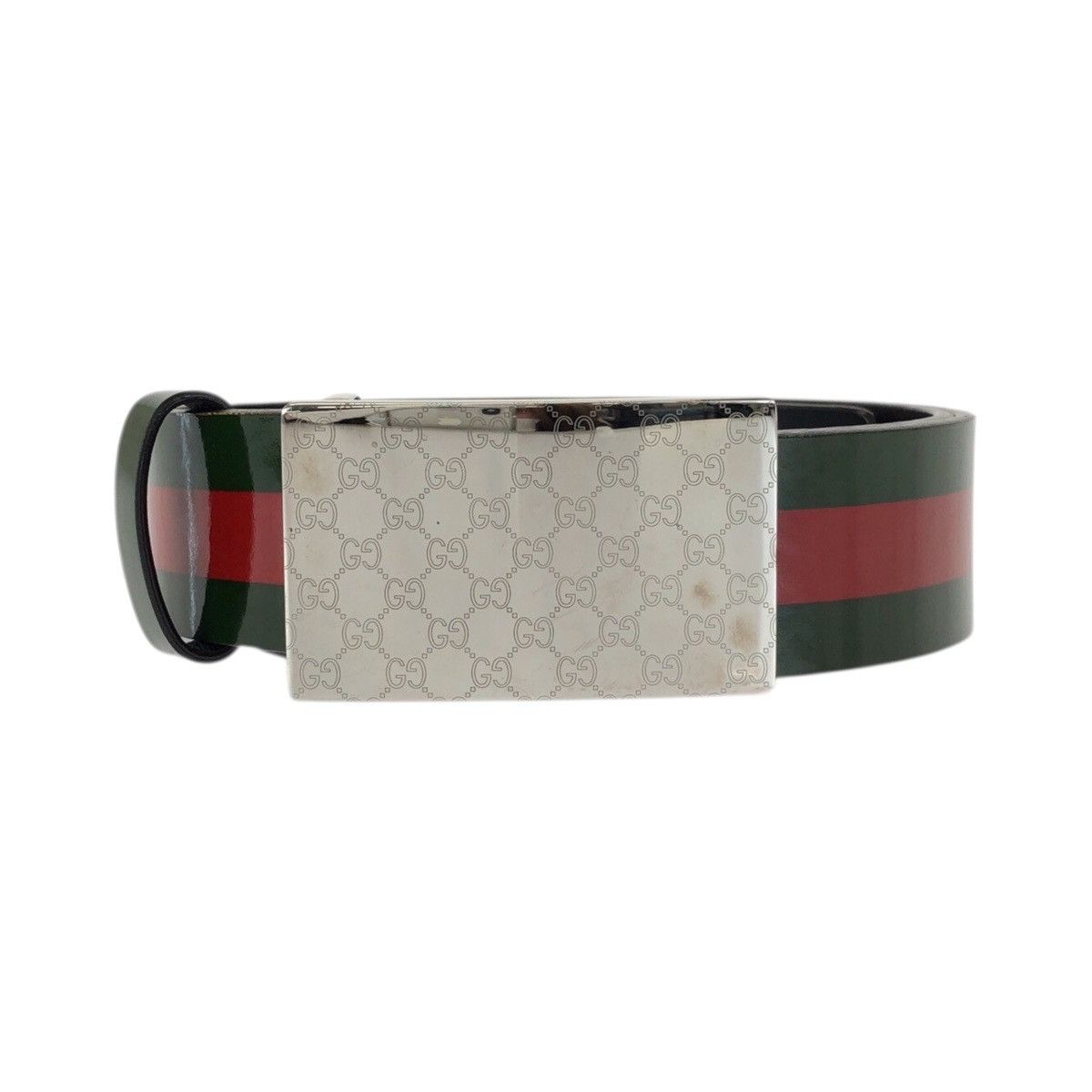 Gucci Gucci Gucci GG Pattern Leather Belt Leather Belt 147142 DUTY FREE for USA Size ONE SIZE - 1 Thumbnail