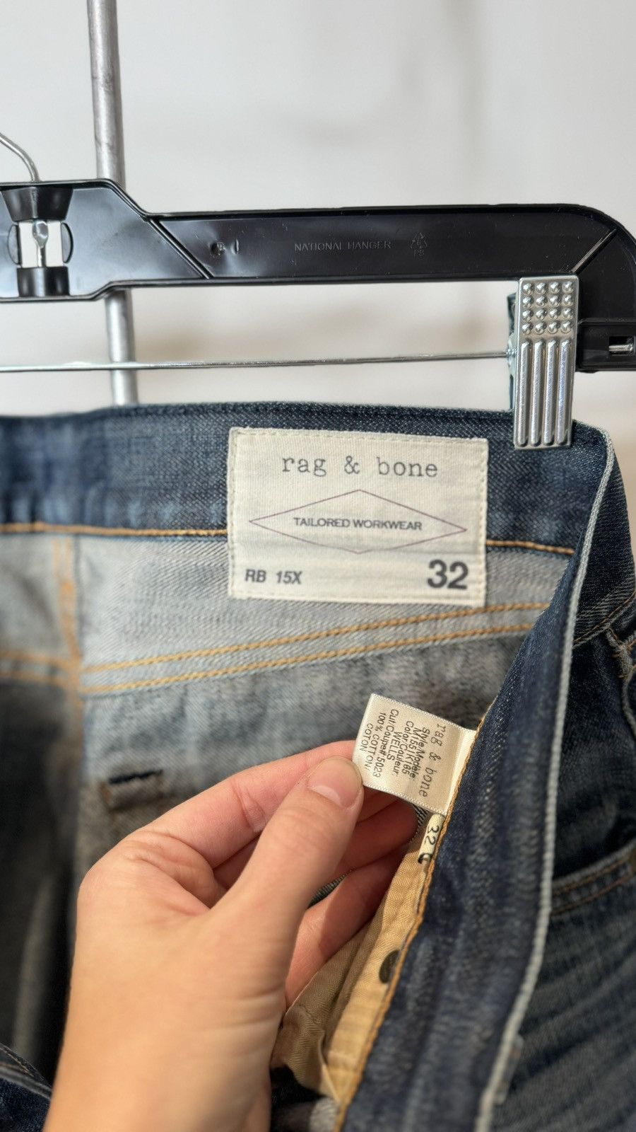 Rag & Bone Rag & Bone Men’s Classic Fit Jeans - Size 32 Size US 32 / EU 48 - 6 Thumbnail