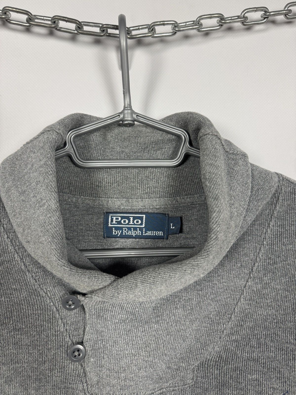 Polo Ralph Lauren Vintage Polo Ralph Lauren Shawl Collar Sweater Pullover Sz L Size US L / EU 52-54 / 3 - 8 Thumbnail