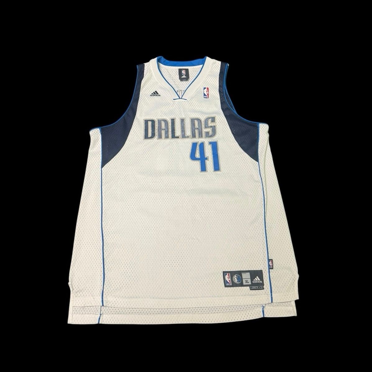 Adidas Dirk Nowitzki Dallas Mavericks Jersey Size US XL / EU 56 / 4 - 1 Thumbnail
